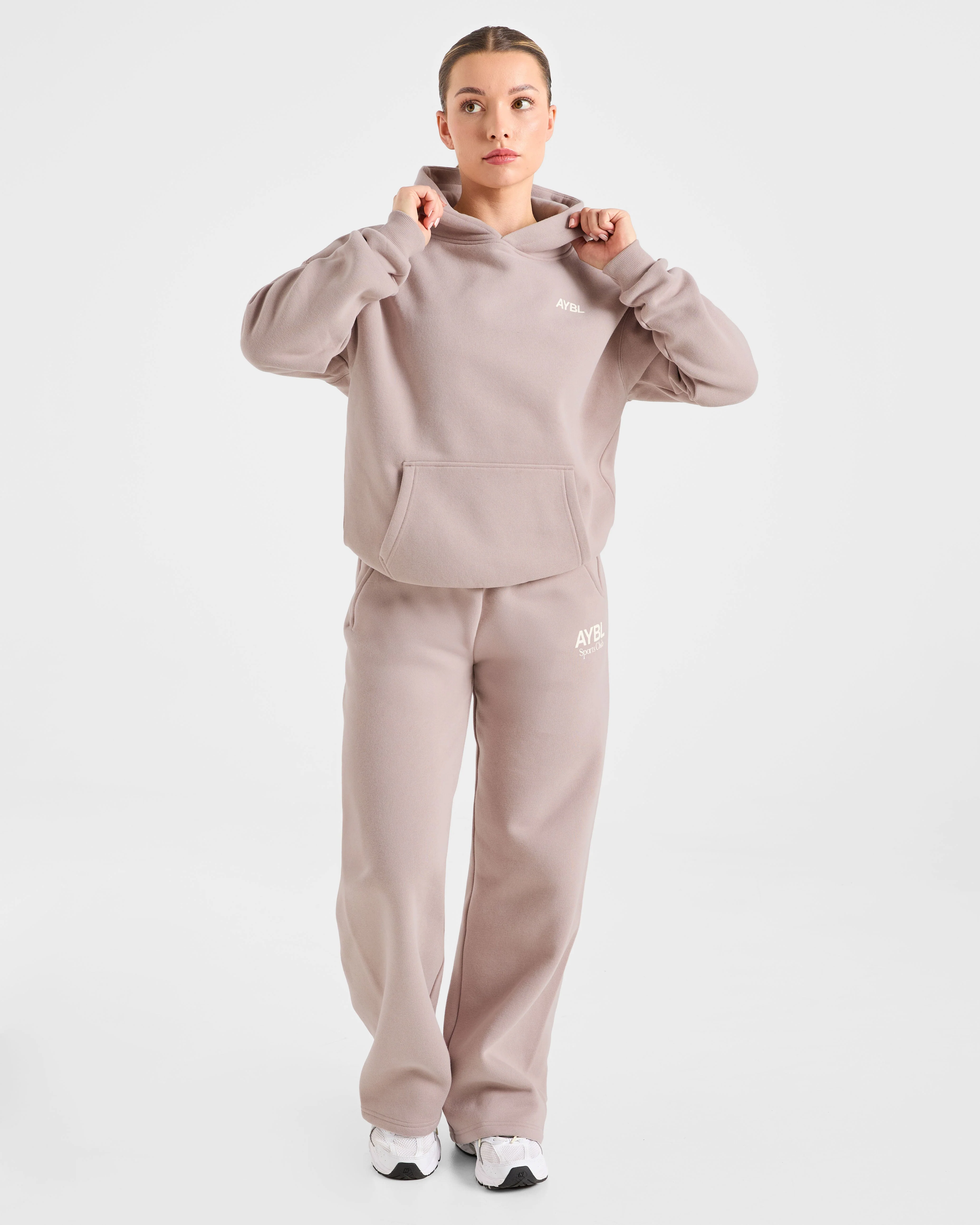 AYBL Sports Club Oversized Hoodie - Mink Pink - Image 8