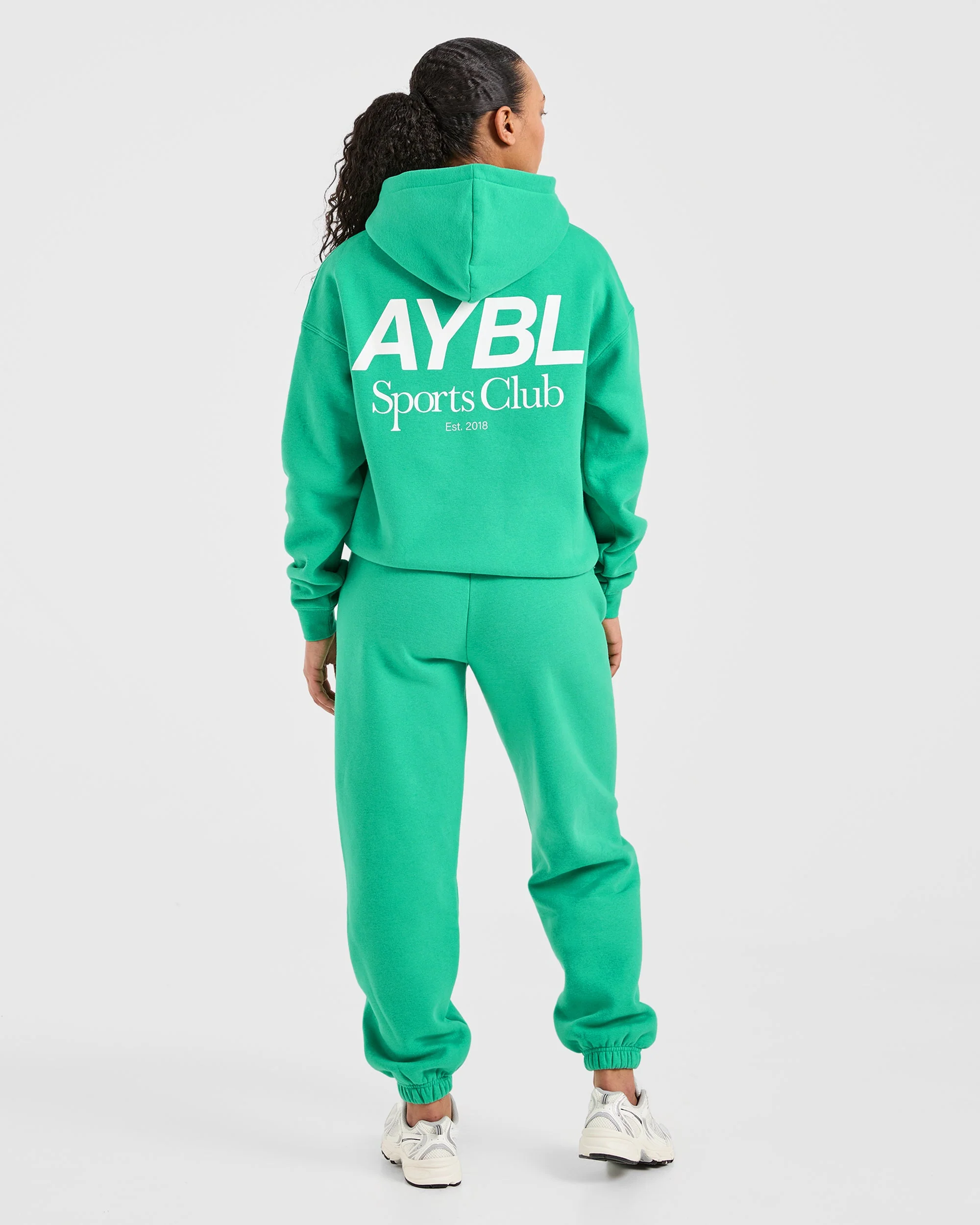 AYBL Sports Club Oversized Joggers - Racing Green - Image 4