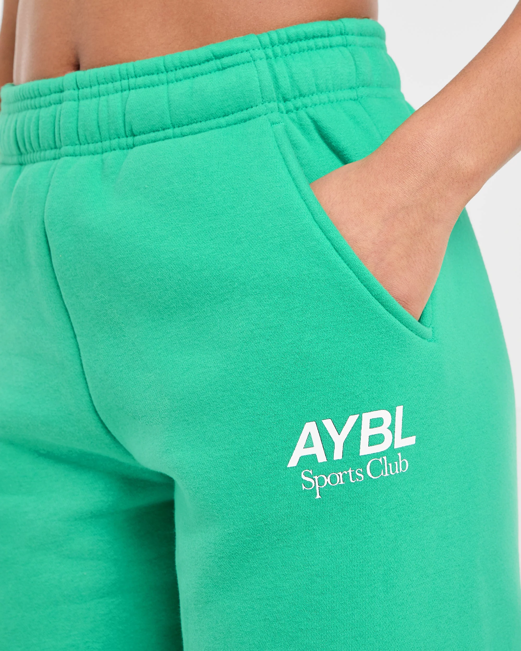 AYBL Sports Club Oversized Joggers - Racing Green - Image 5