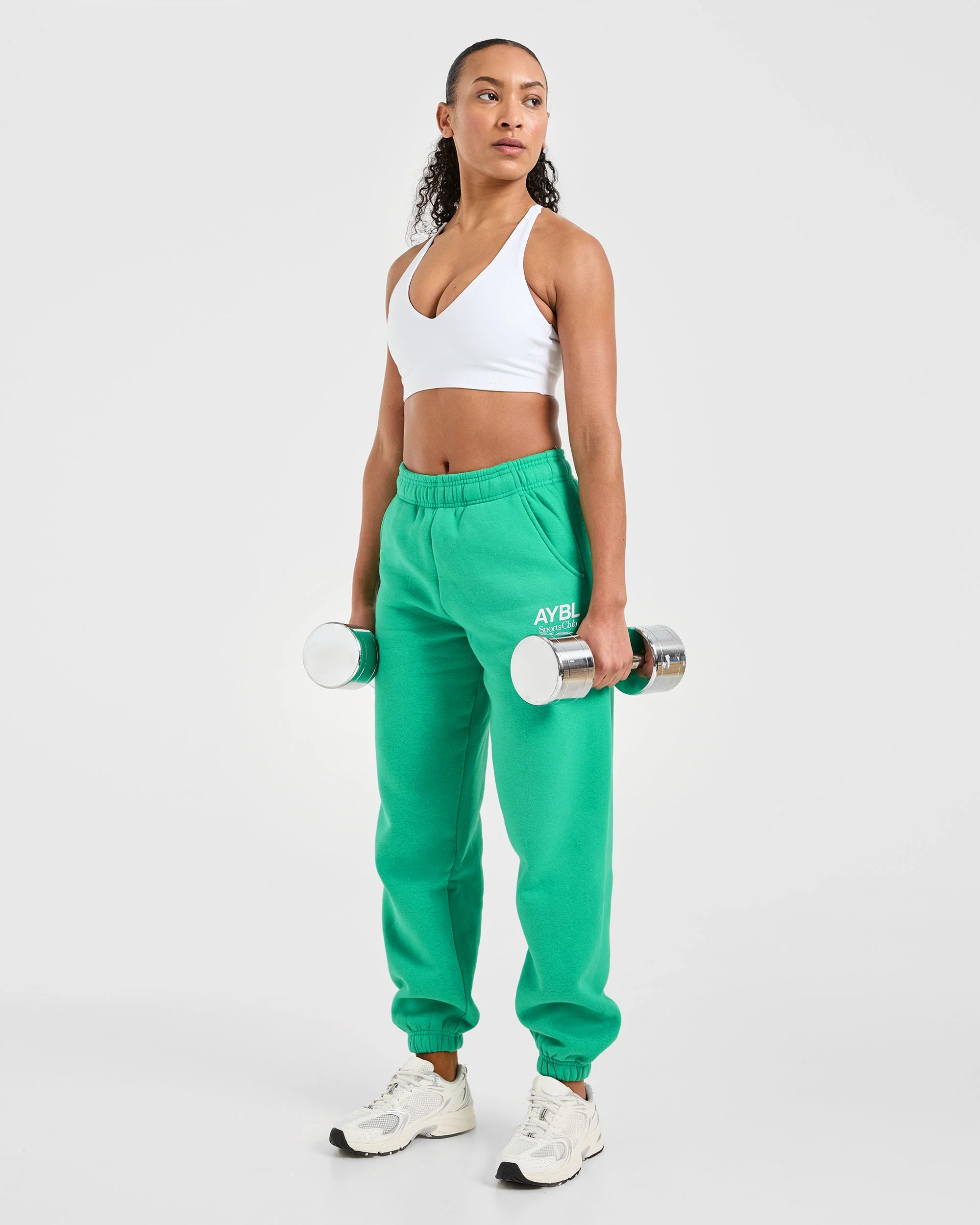 AYBL Sports Club Oversized Joggers - Racing Green - Image 7
