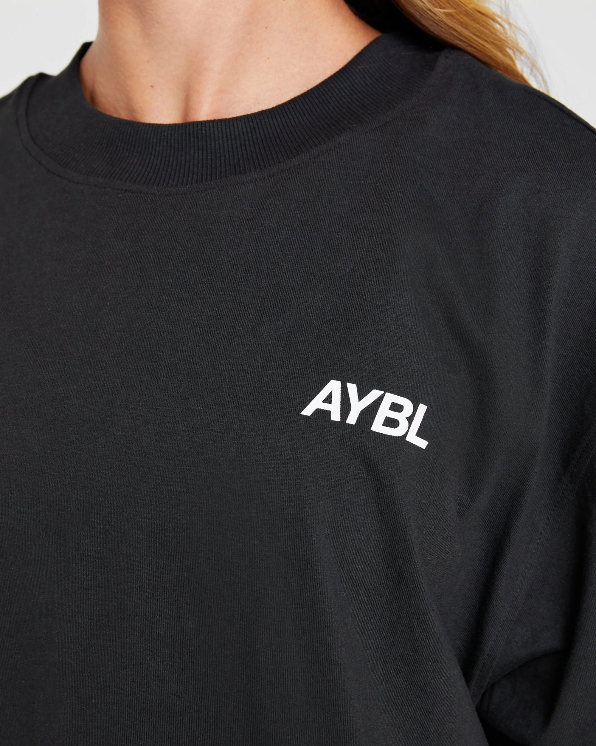 AYBL Sports Club Oversized T Shirt - Black - Image 6
