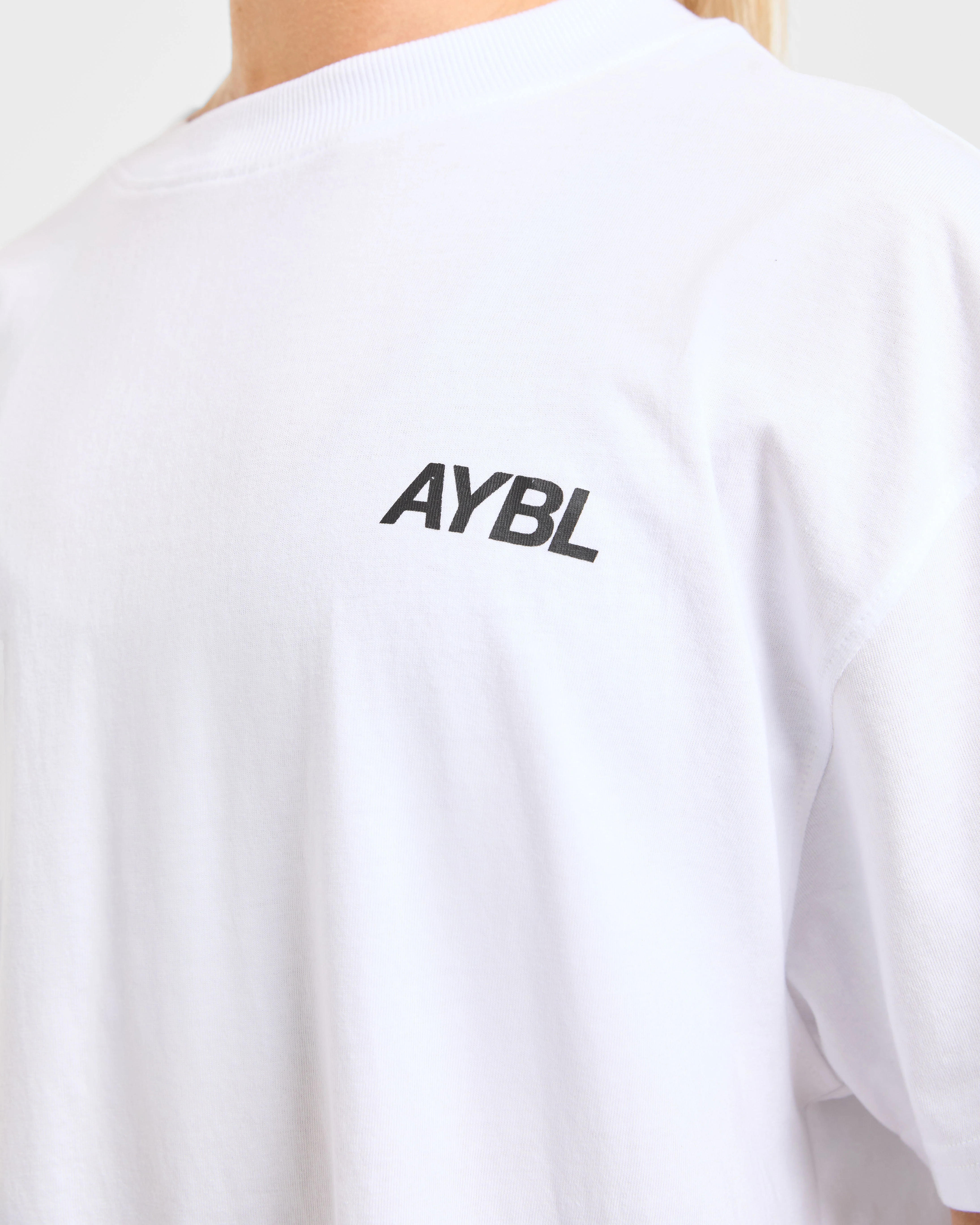 AYBL Sports Club Oversized T Shirt - White - Image 6