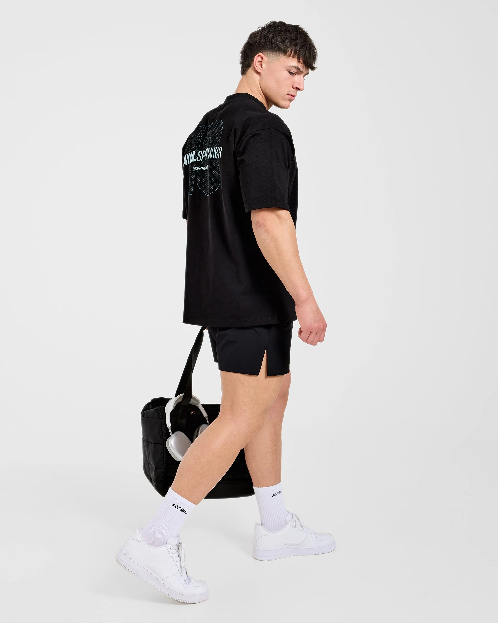 AYBL Sportswear 18 Oversized T Shirt - Black - Image 8