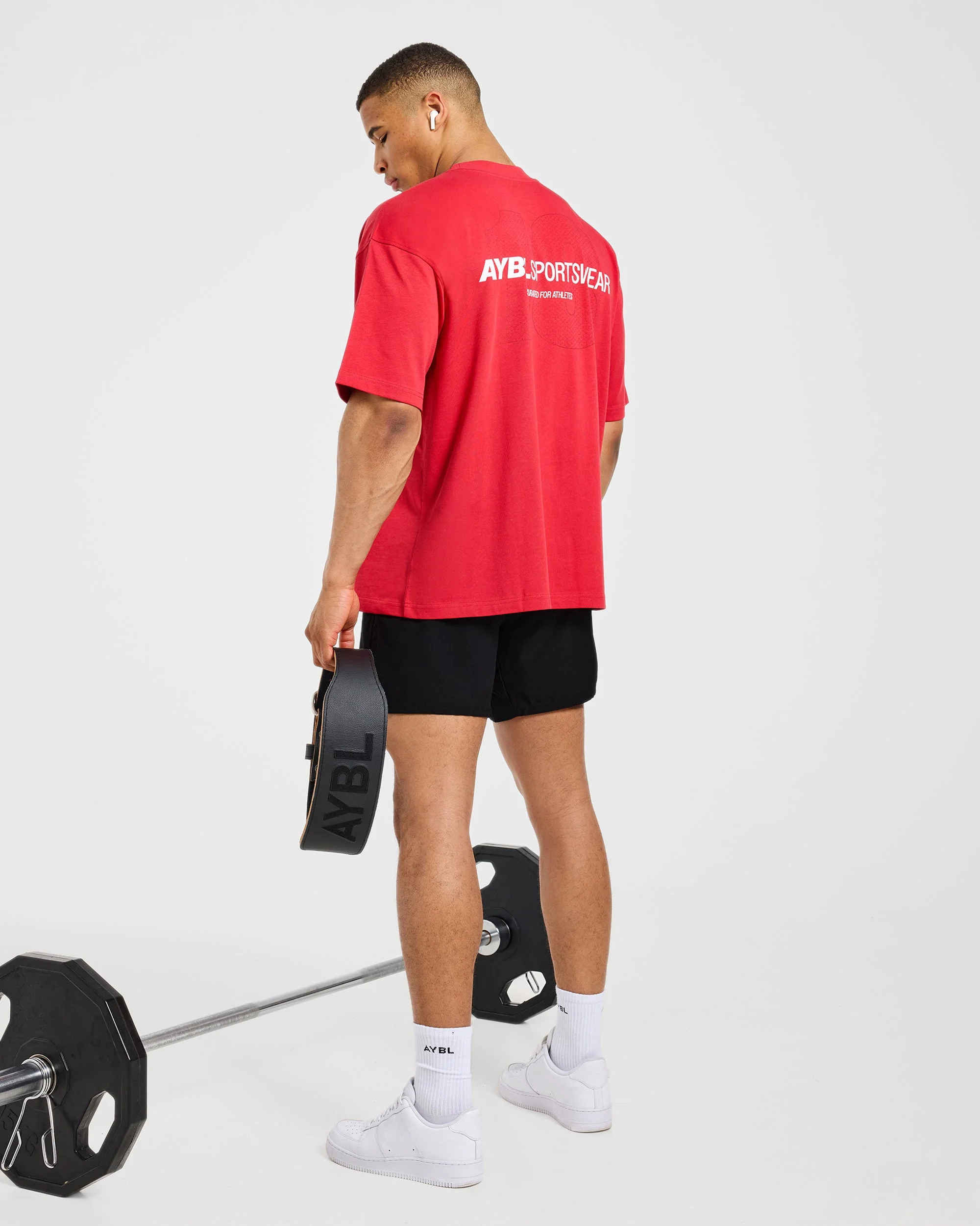 AYBL Sportswear 18 Oversized T Shirt - Red - Image 8