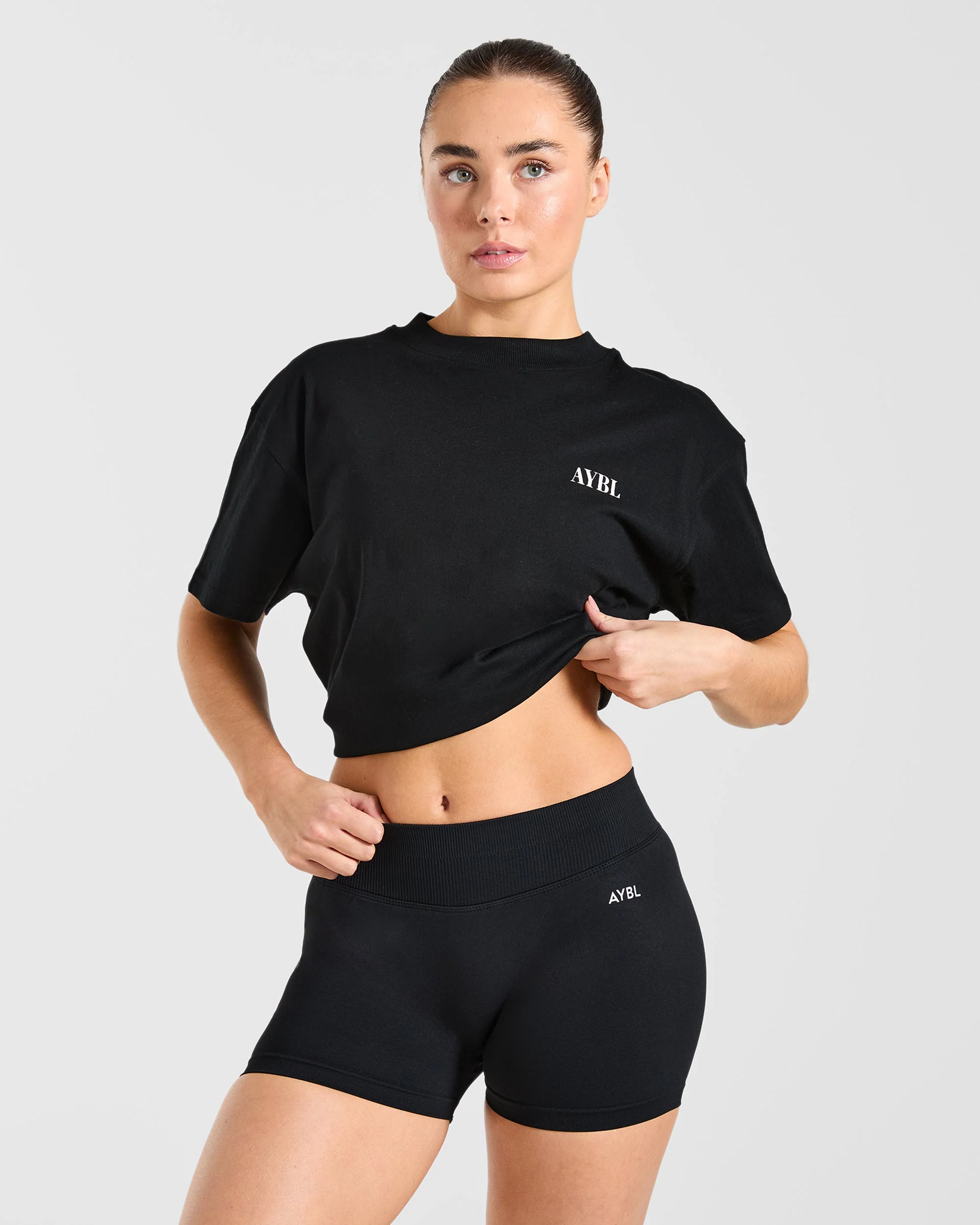 AYBL Strength Co Oversized T Shirt - Black - Image 8
