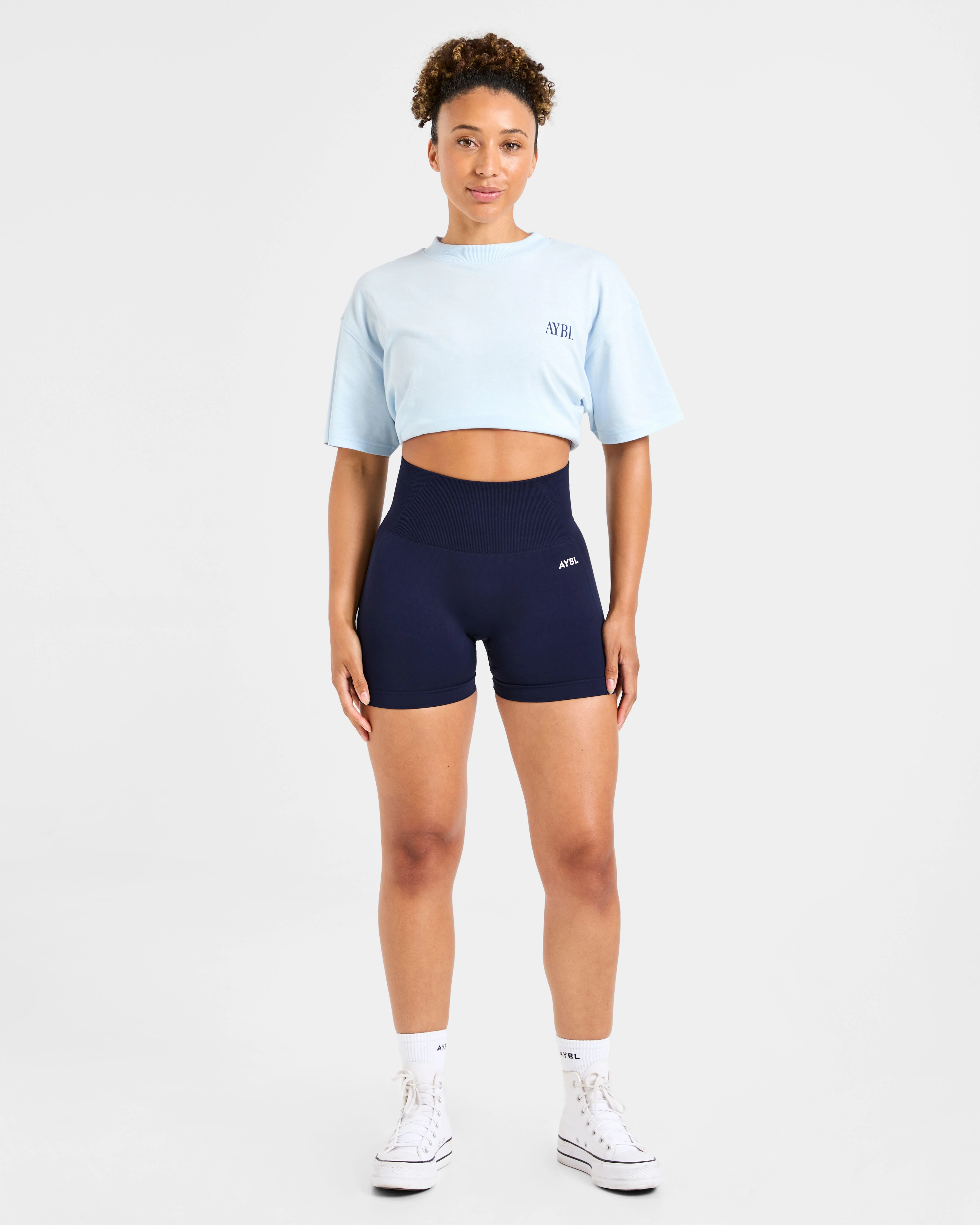 AYBL Strength Studio Oversized T Shirt - Blue - Image 7