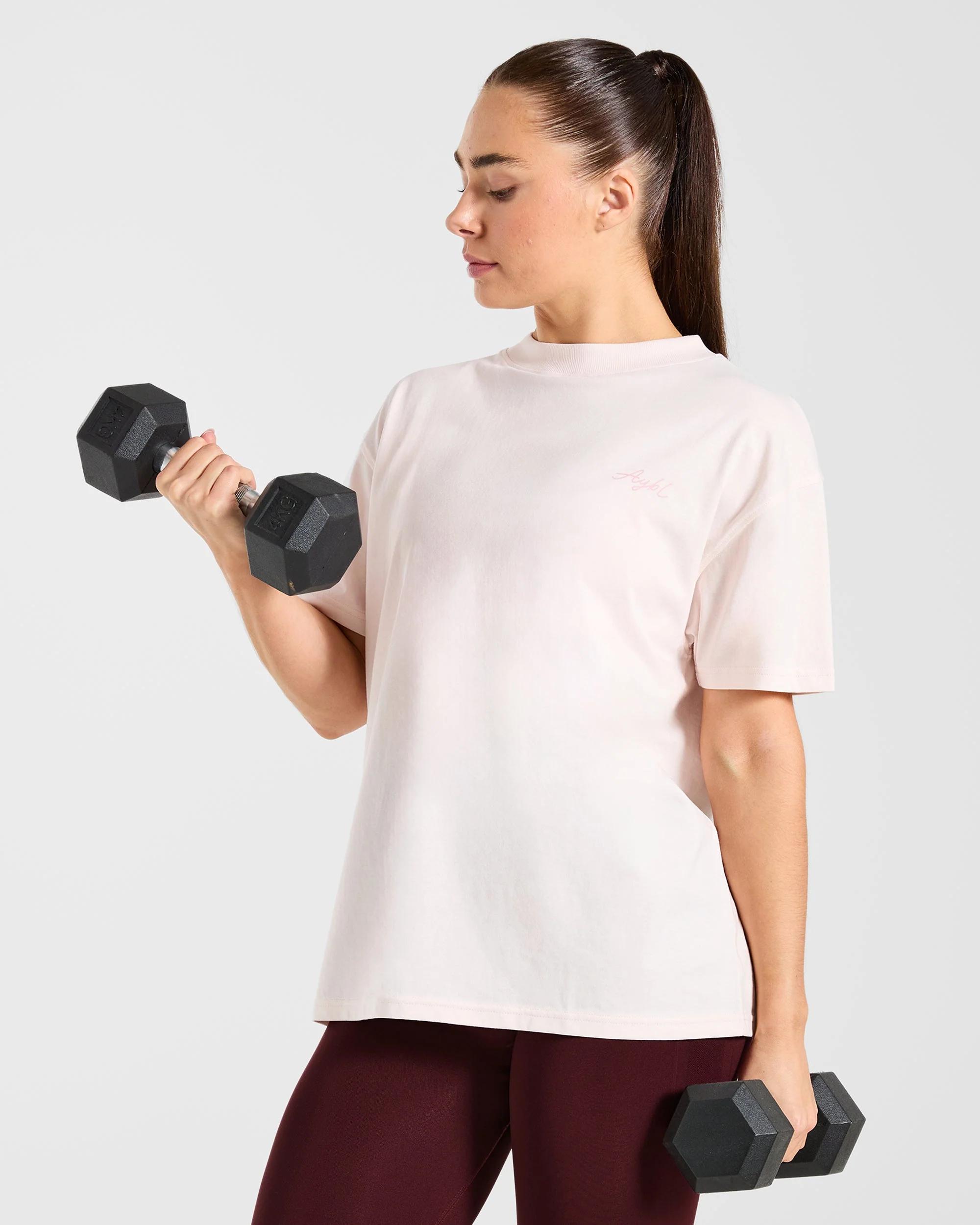 AYBL Studio Oversized T Shirt - Pink - Image 7