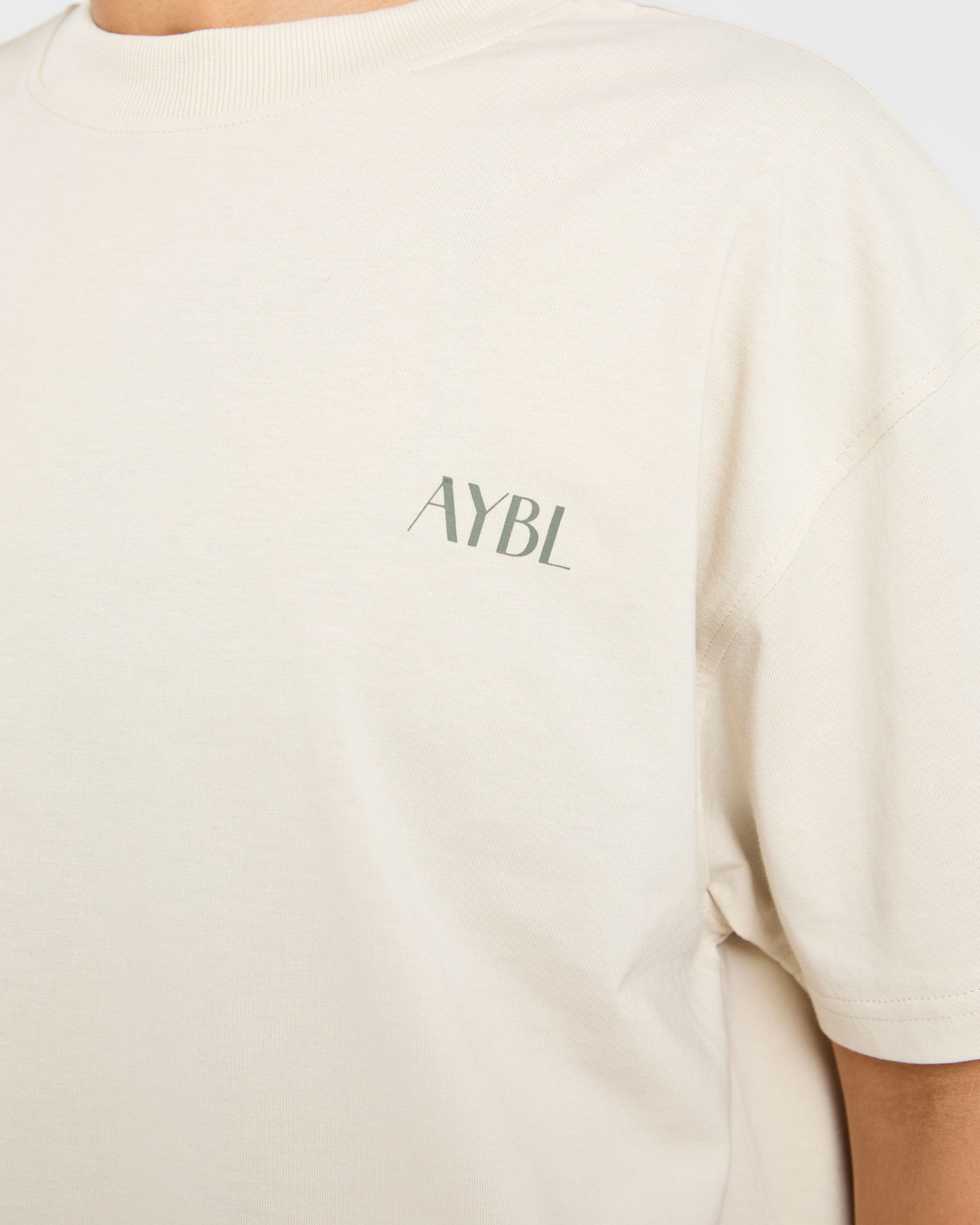 AYBL Wellness Oversized T Shirt - Beige - Image 5