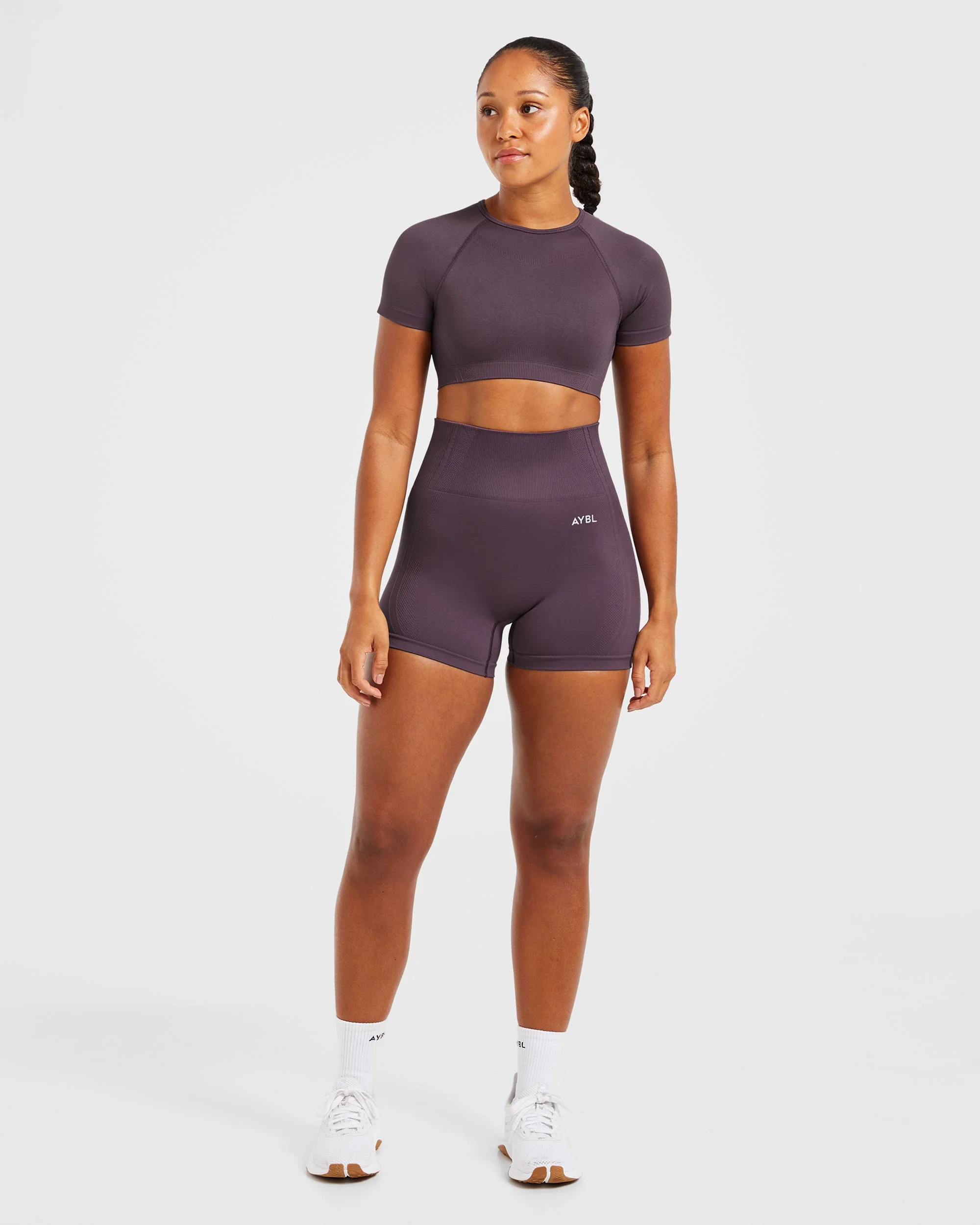 Balance V3 Seamless Crop Top - Purple - Image 3