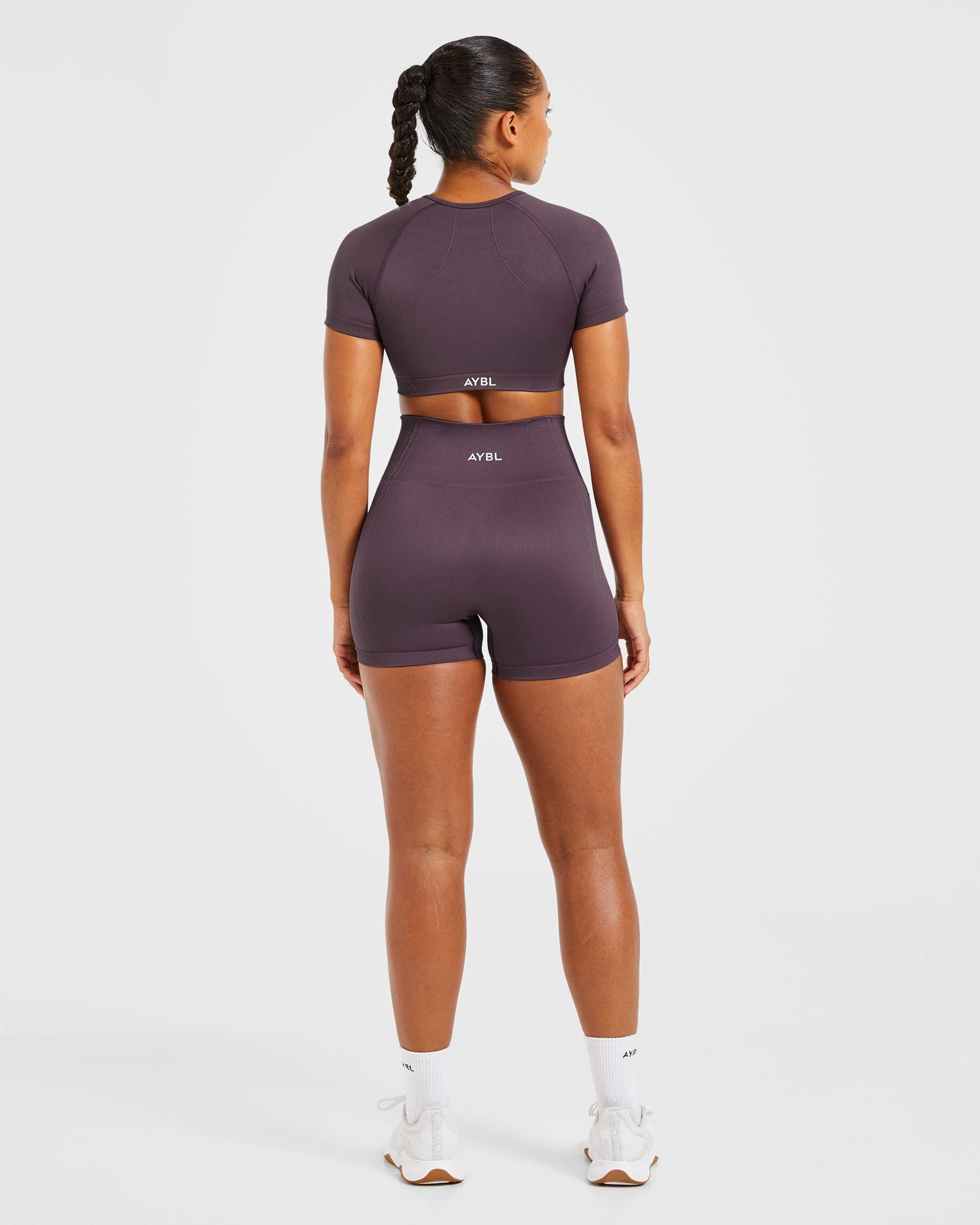 Balance V3 Seamless Crop Top - Purple - Image 4