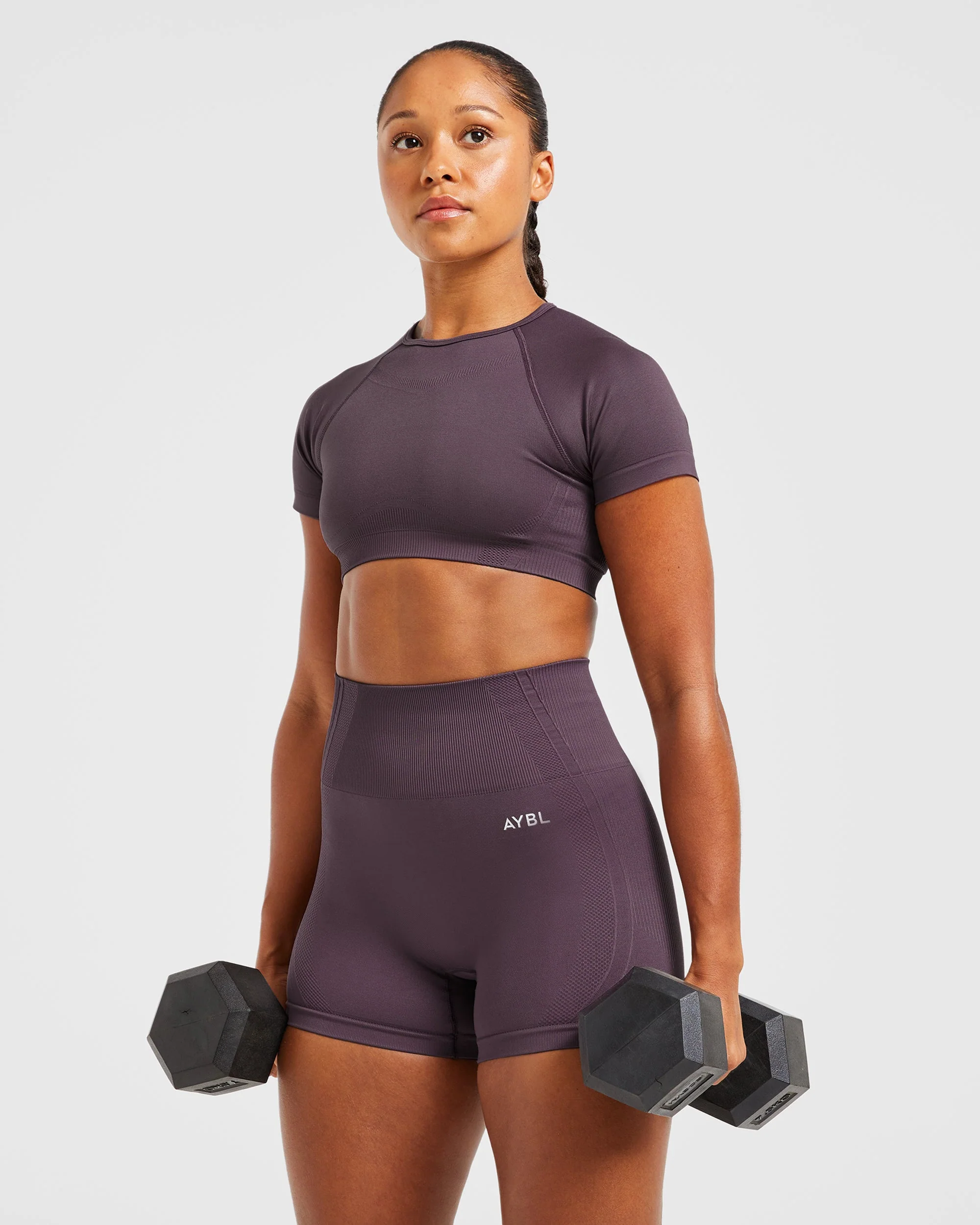 Balance V3 Seamless Crop Top - Purple - Image 7
