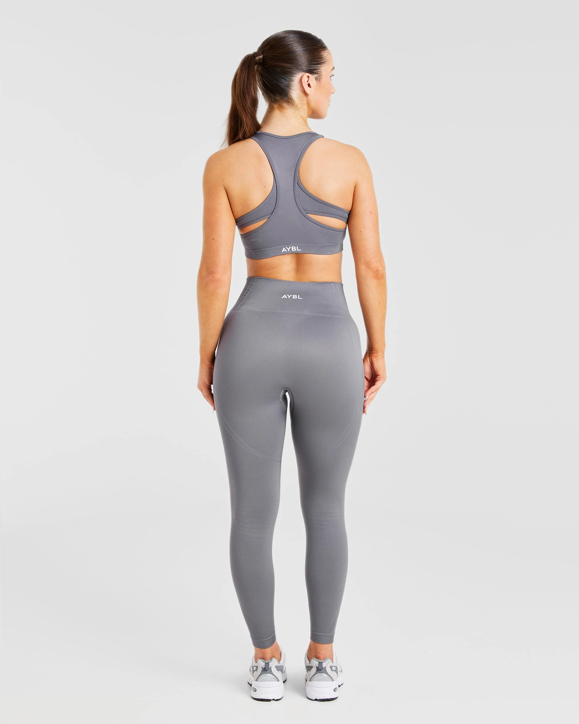 Balance V3 Seamless Leggings - Charcoal Grey - Image 4