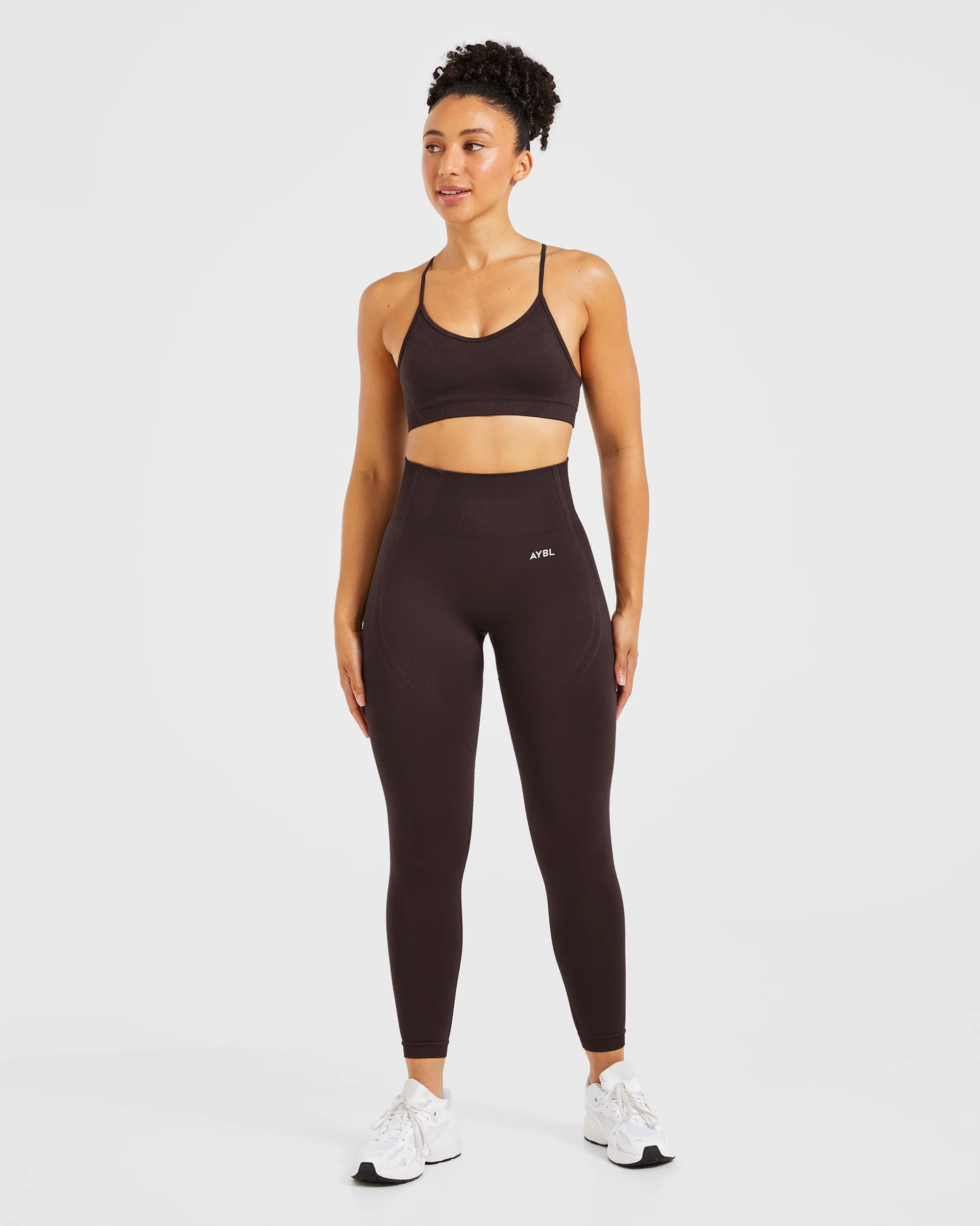 Balance V3 Seamless Leggings - Dark Brown - Image 3