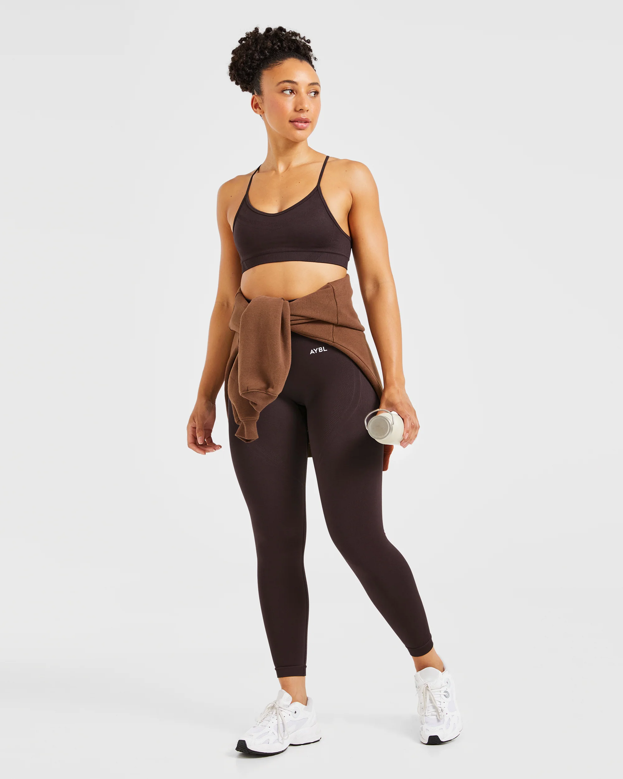 Balance V3 Seamless Leggings - Dark Brown - Image 7