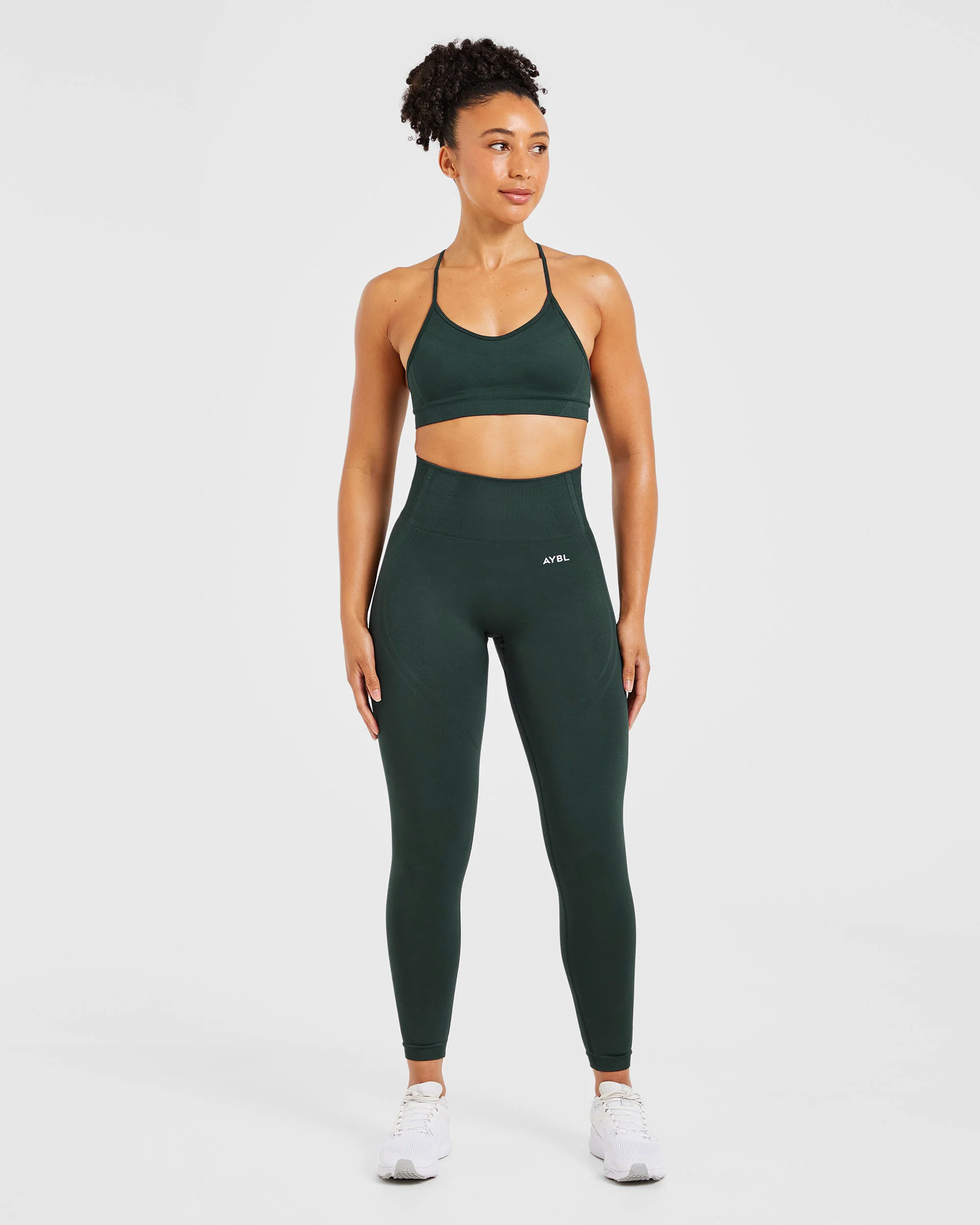 Balance V3 Seamless Leggings - Dark Green - Image 3
