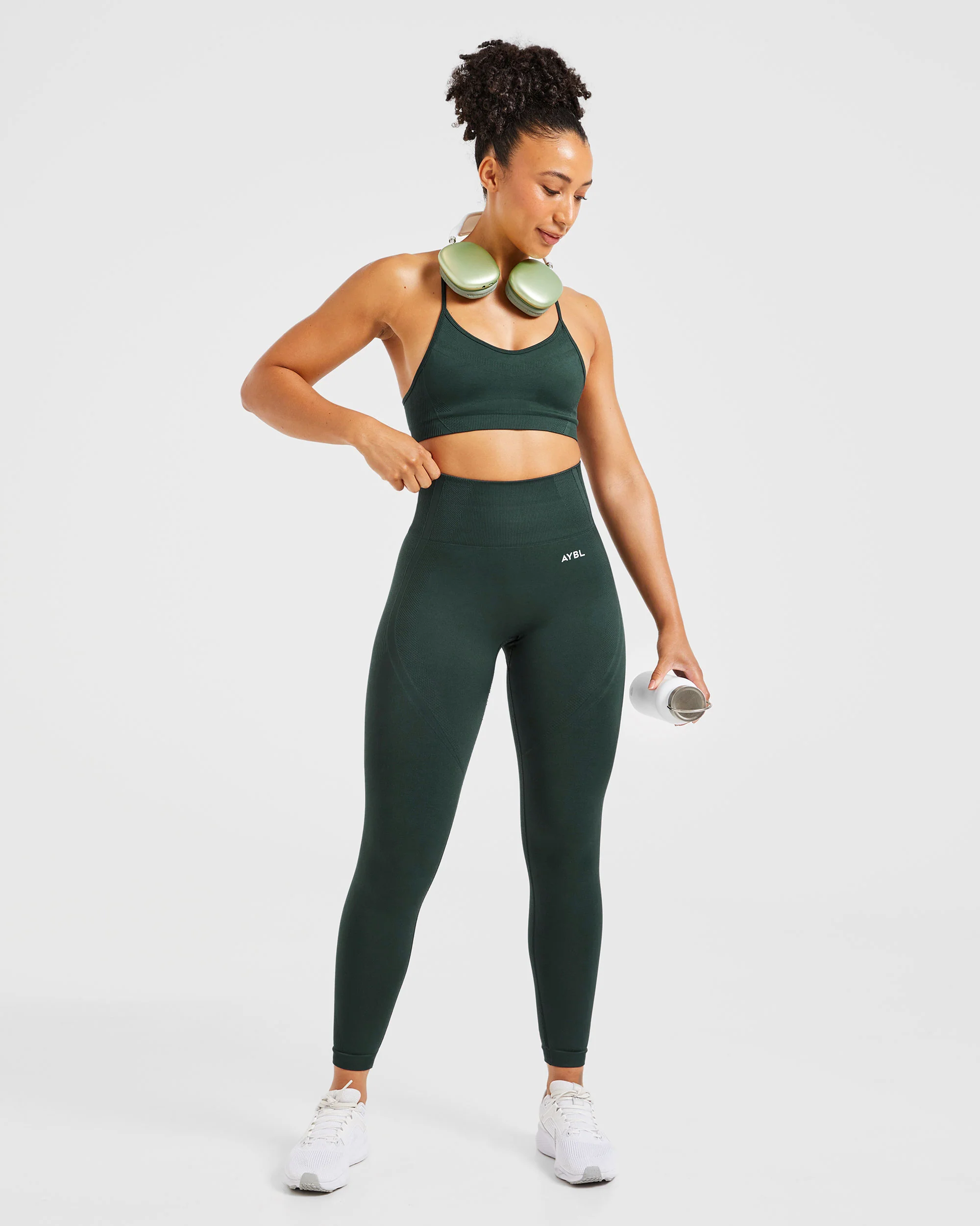 Balance V3 Seamless Leggings - Dark Green - Image 8