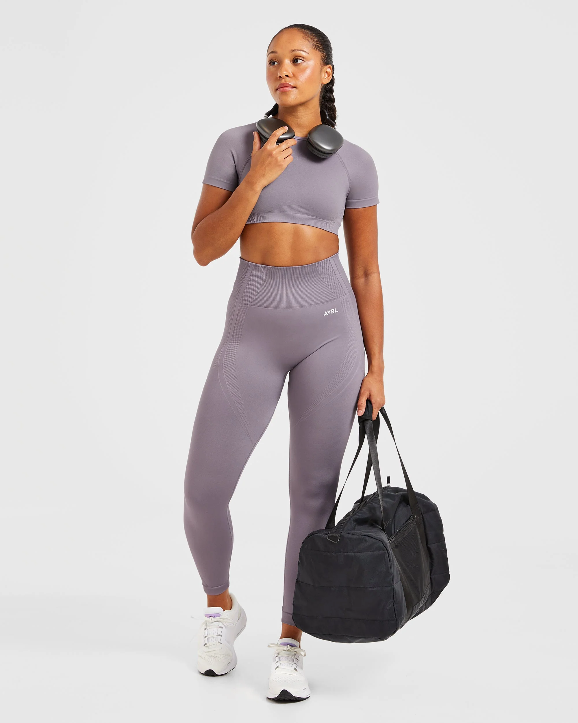 Balance V3 Seamless Leggings - Mauve - Image 8