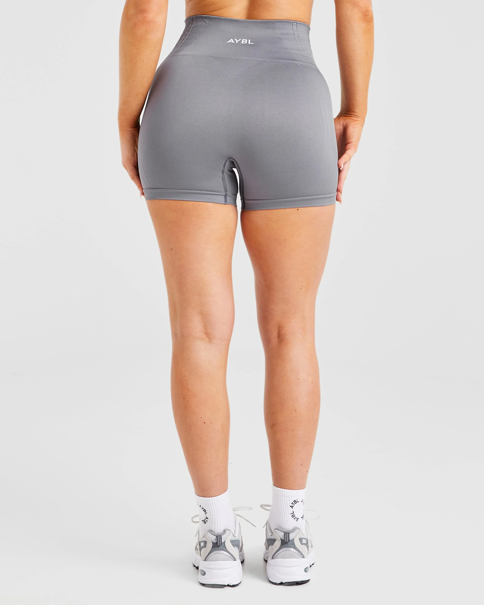 Balance V3 Seamless Shorts - Charcoal Grey - Image 2