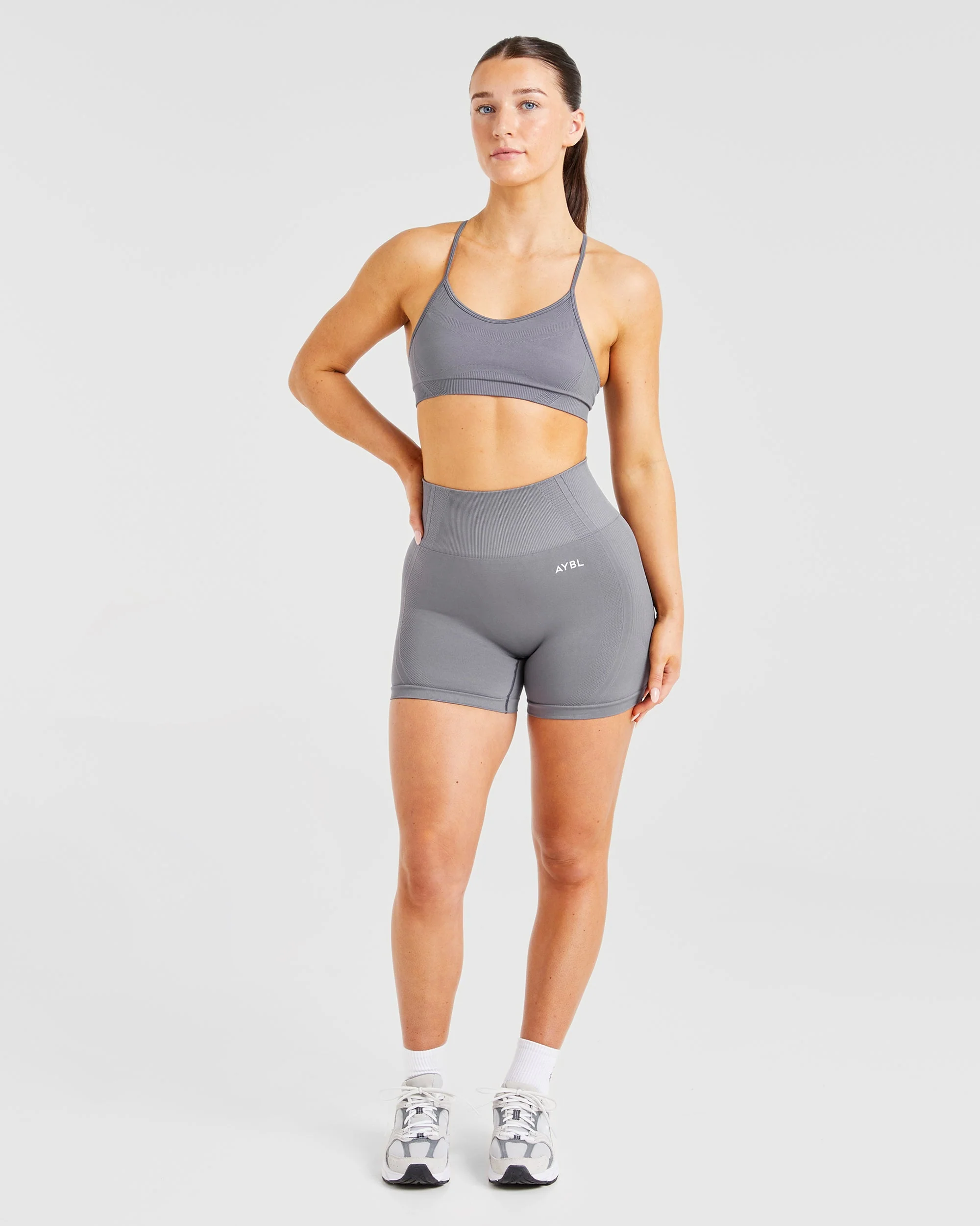 Balance V3 Seamless Shorts - Charcoal Grey - Image 3