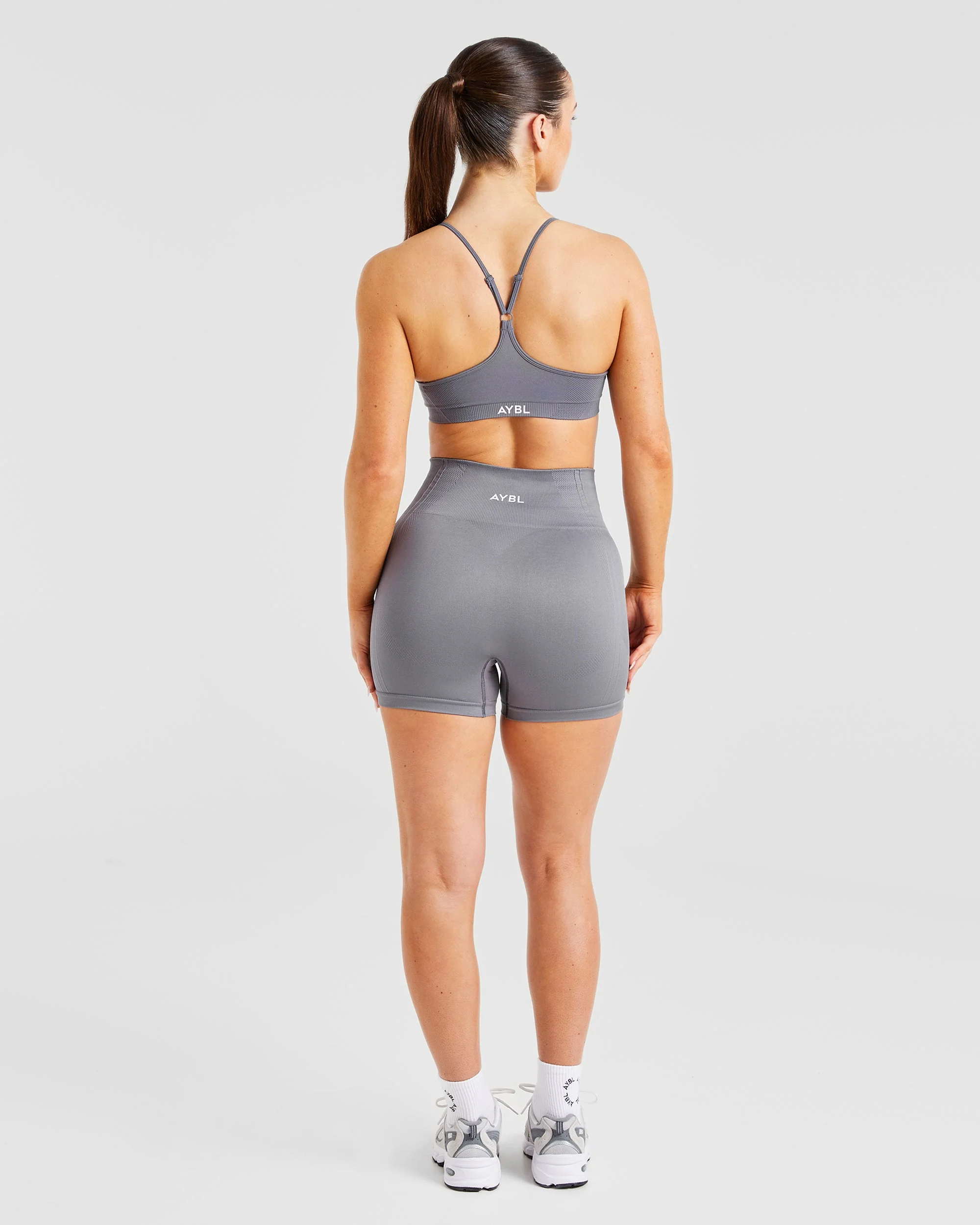 Balance V3 Seamless Shorts - Charcoal Grey - Image 4