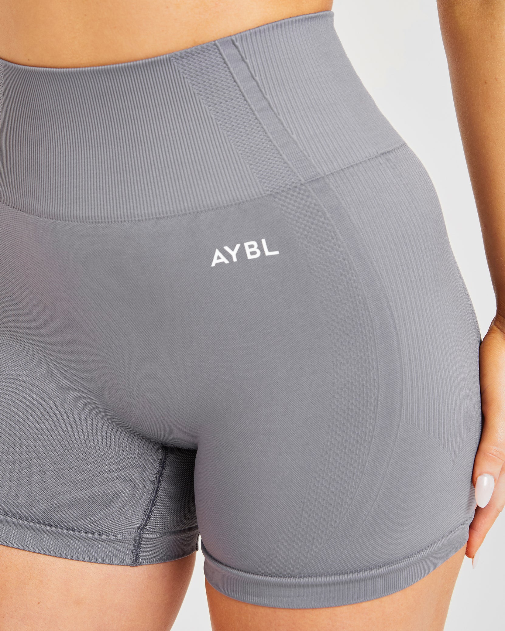 Balance V3 Seamless Shorts - Charcoal Grey - Image 5