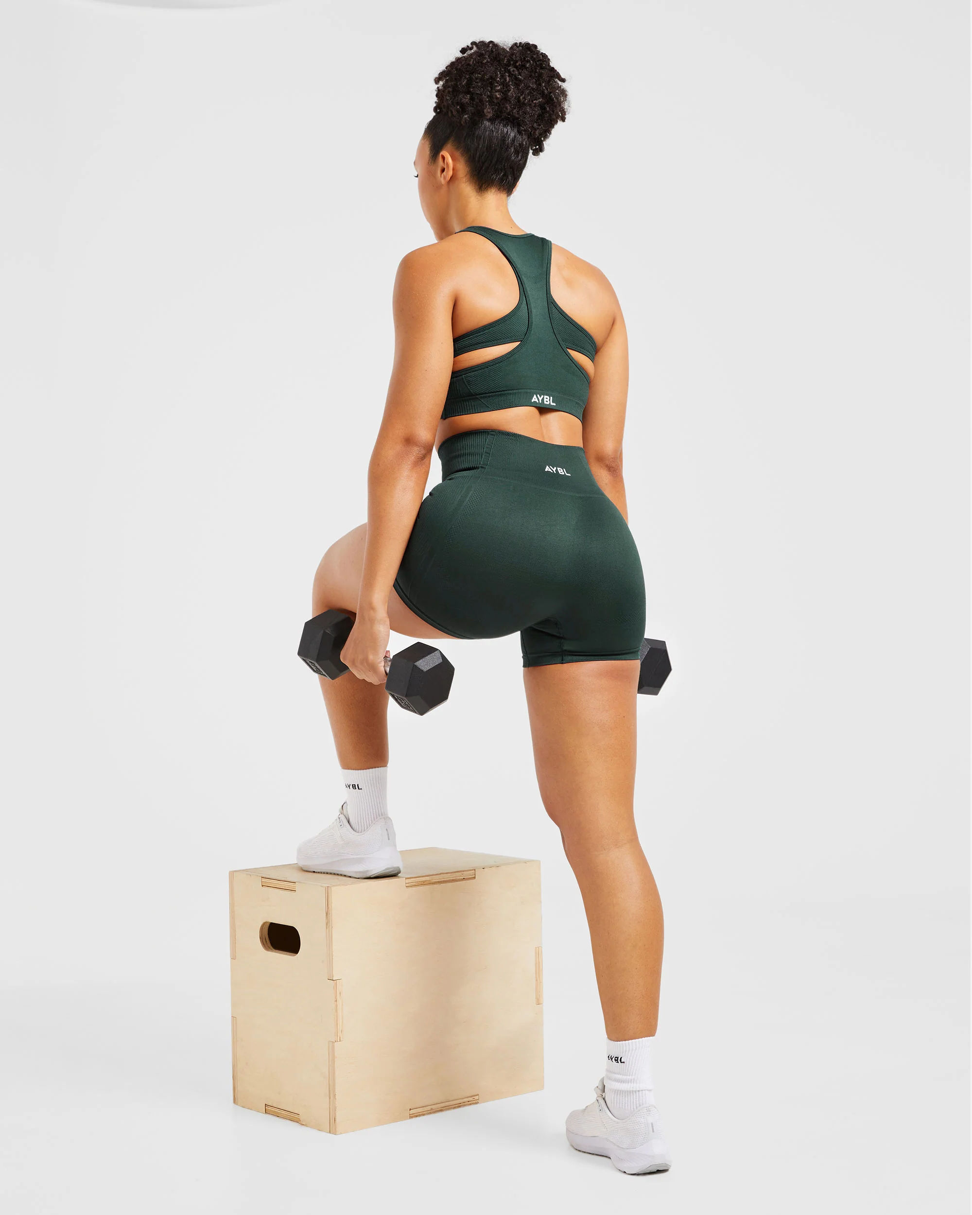 Balance V3 Seamless Shorts - Dark Green - Image 7