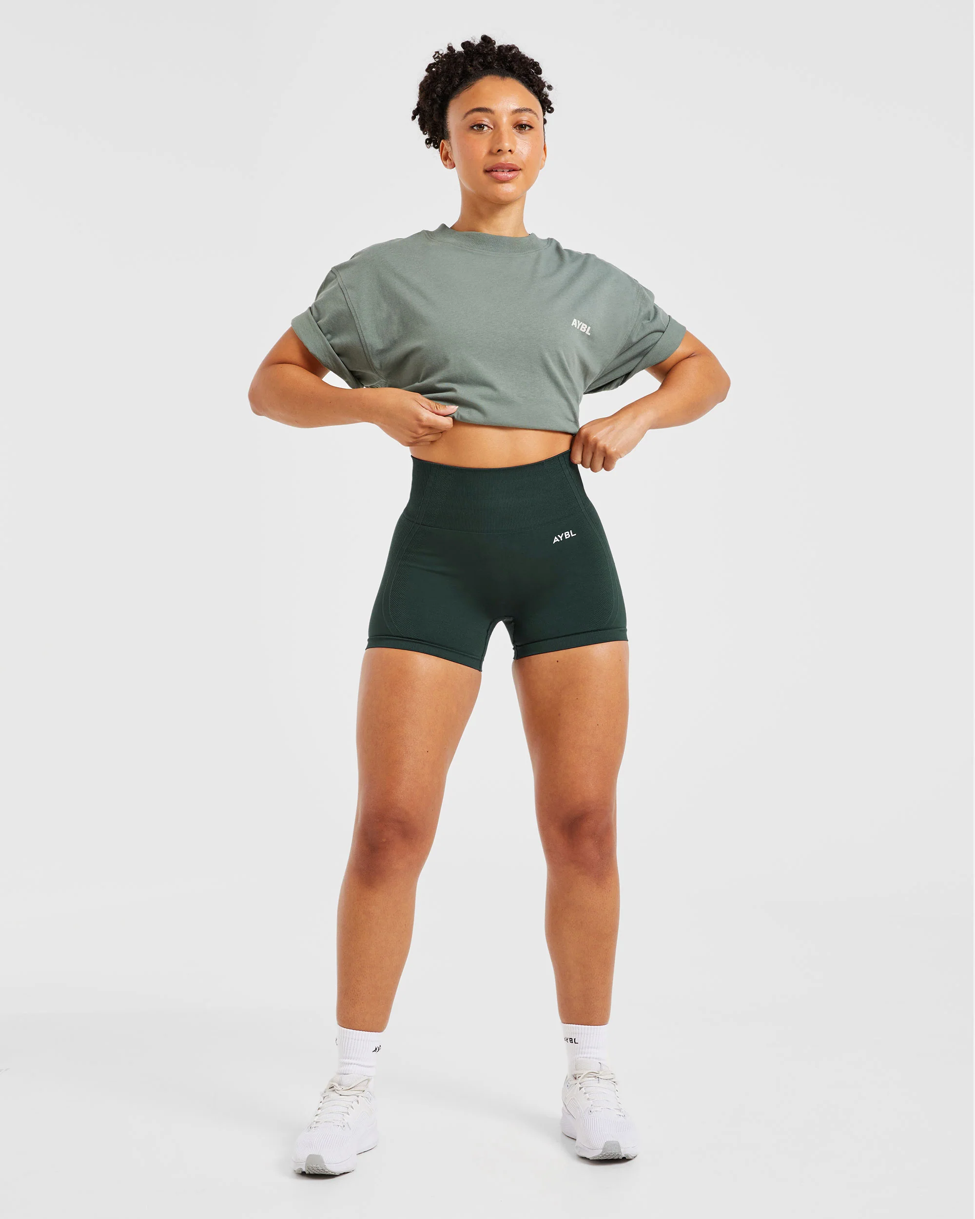 Balance V3 Seamless Shorts - Dark Green - Image 8