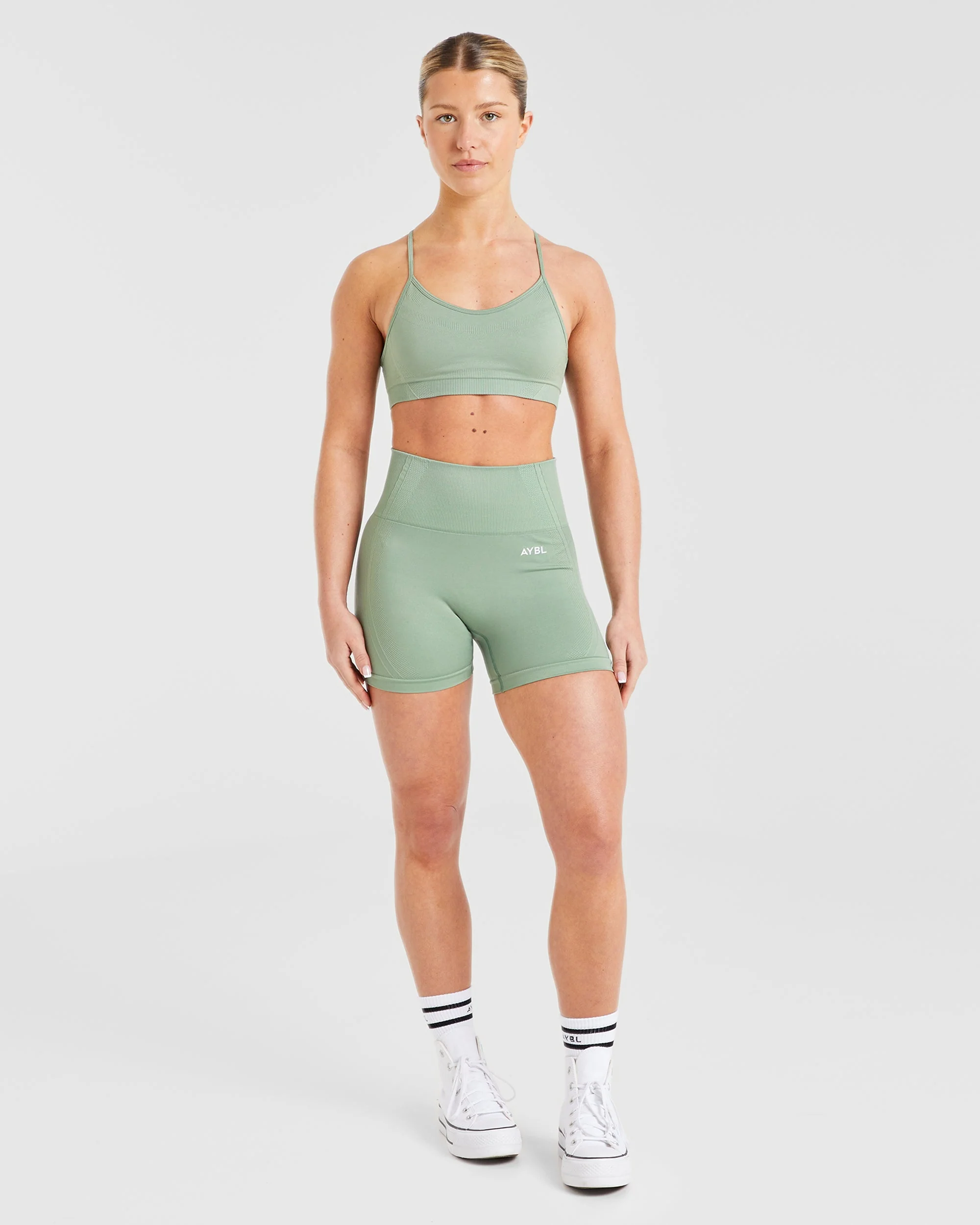 Balance V3 Seamless Shorts - Grove Green - Image 3