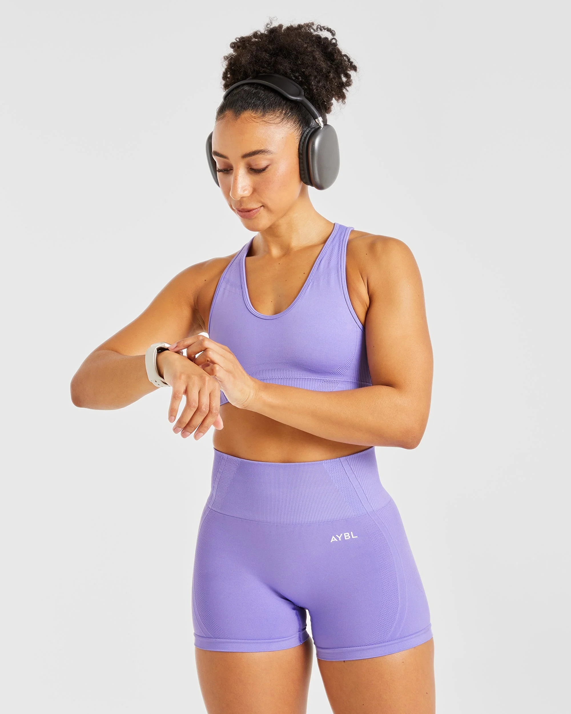 Balance V3 Seamless Shorts - Lavender Purple - Image 8