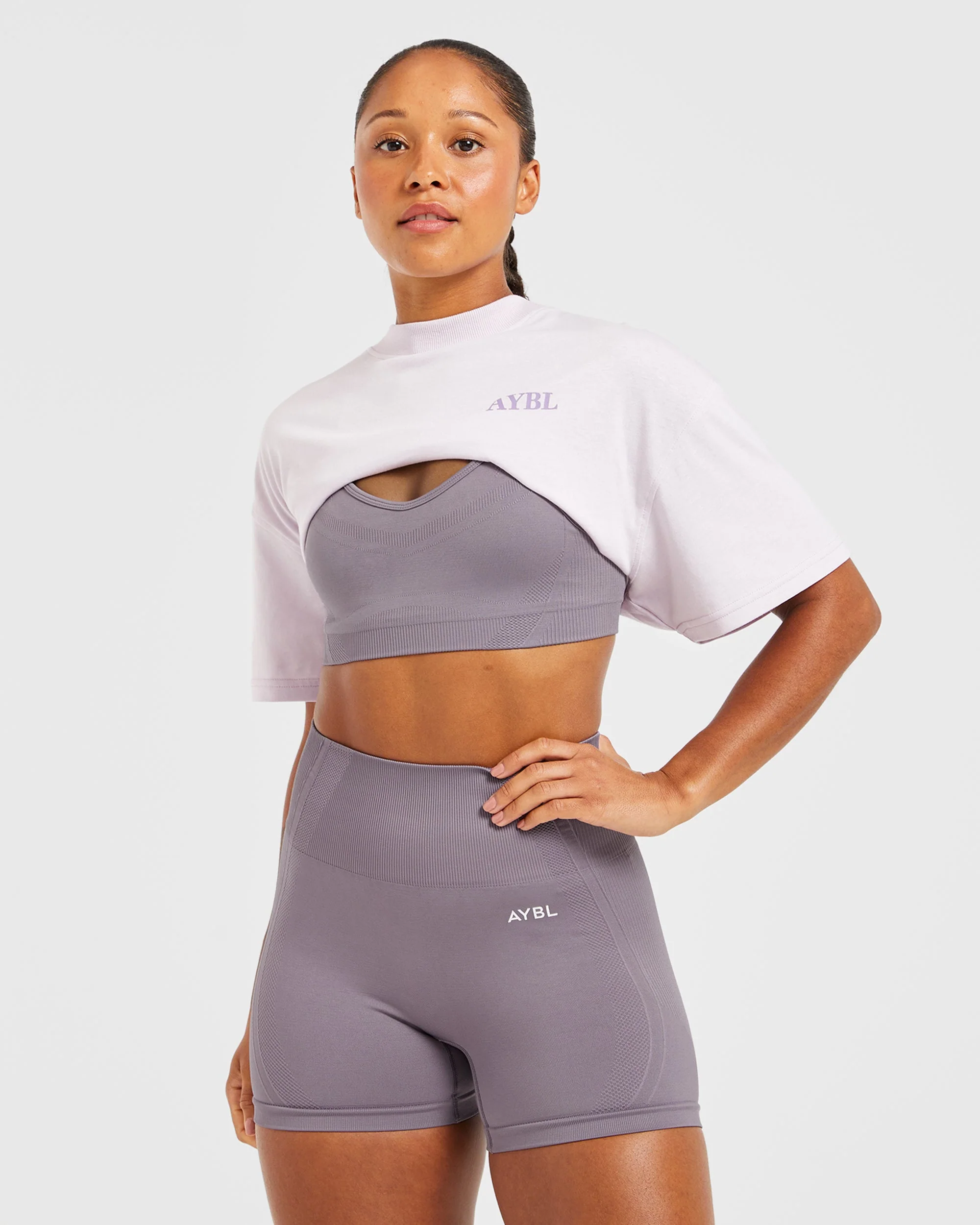 Balance V3 Seamless Shorts - Mauve - Image 8