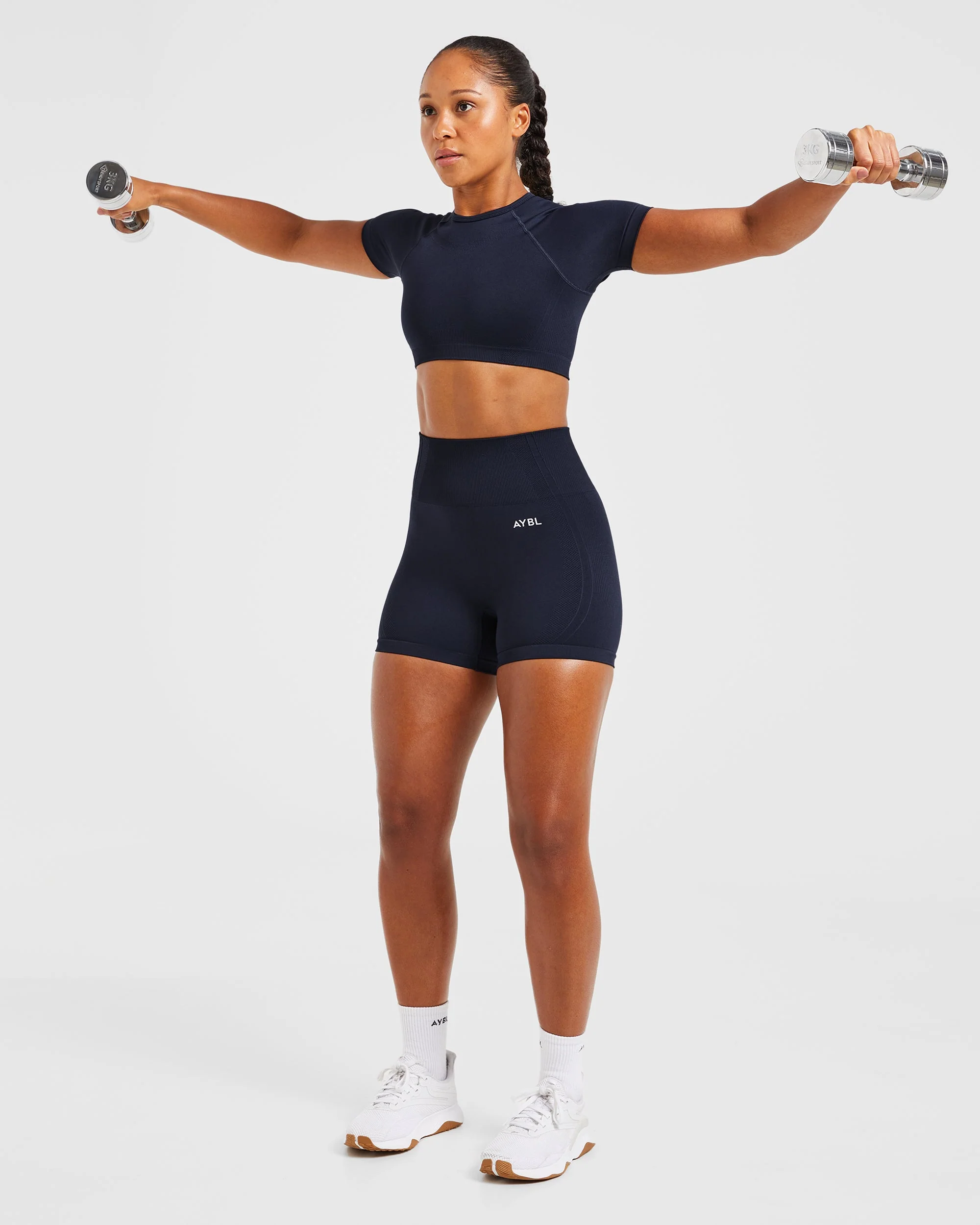 Balance V3 Seamless Shorts - Navy - Image 7