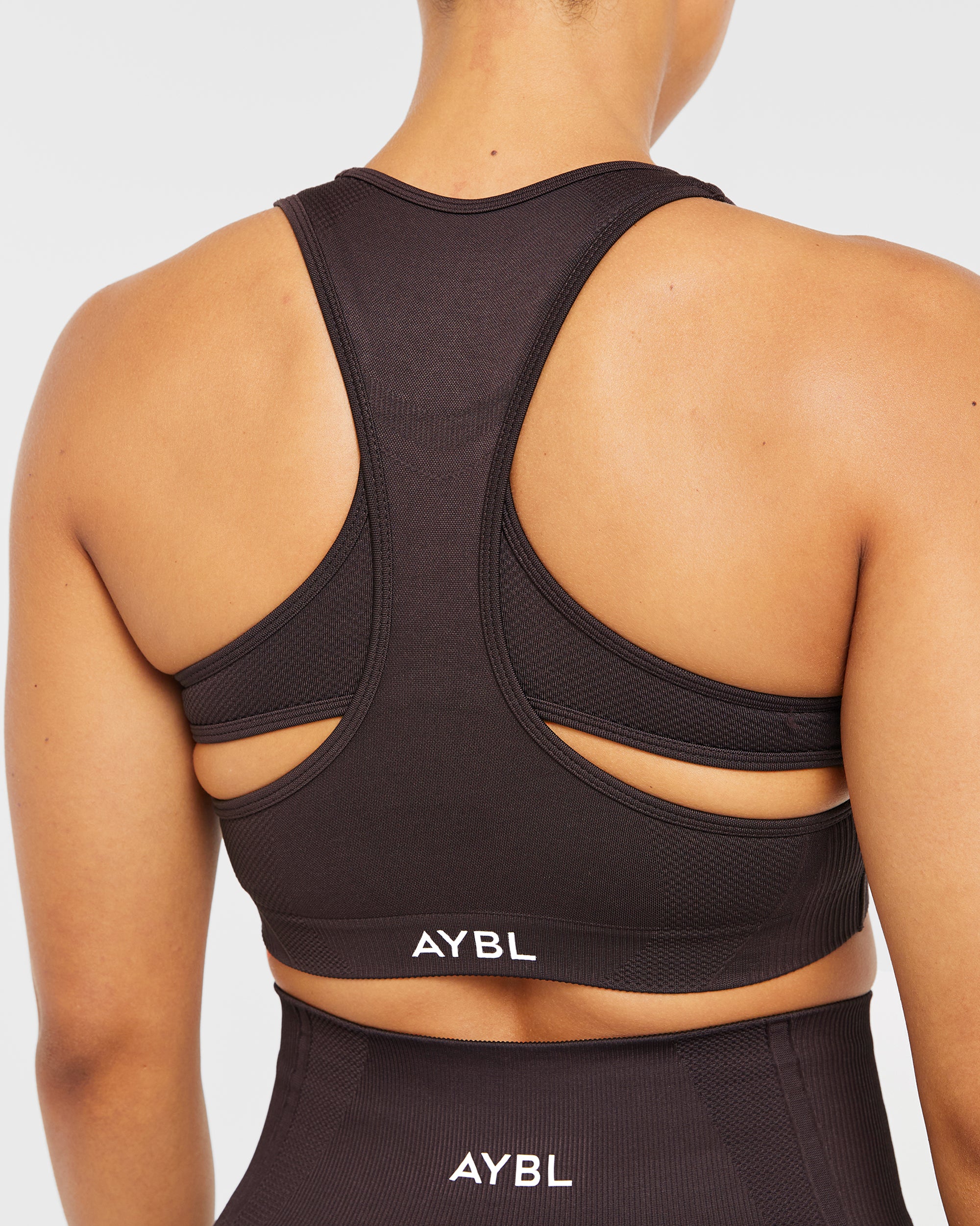 Balance V3 Seamless Sports Bra - Dark Brown - Image 6