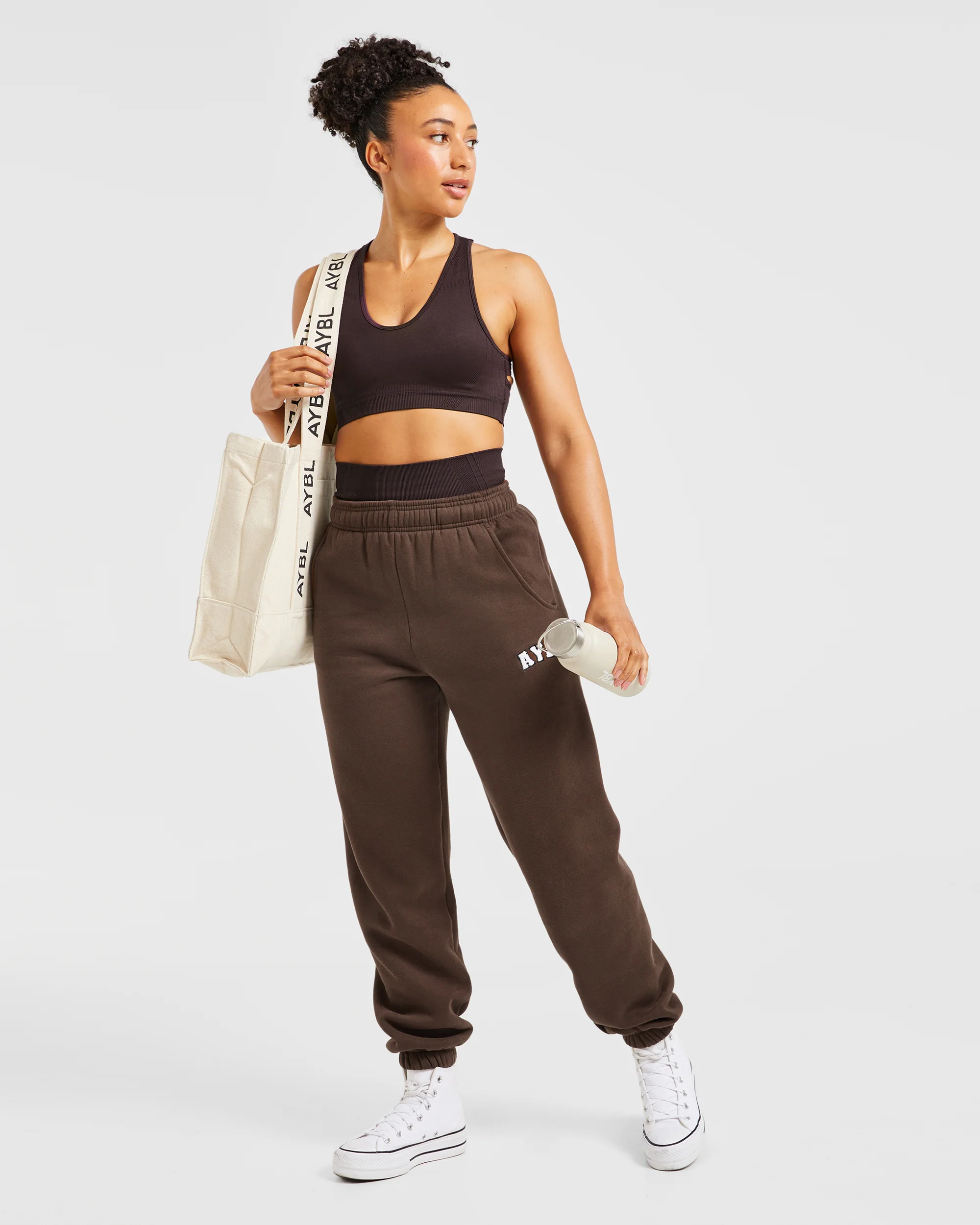 Balance V3 Seamless Sports Bra - Dark Brown - Image 8