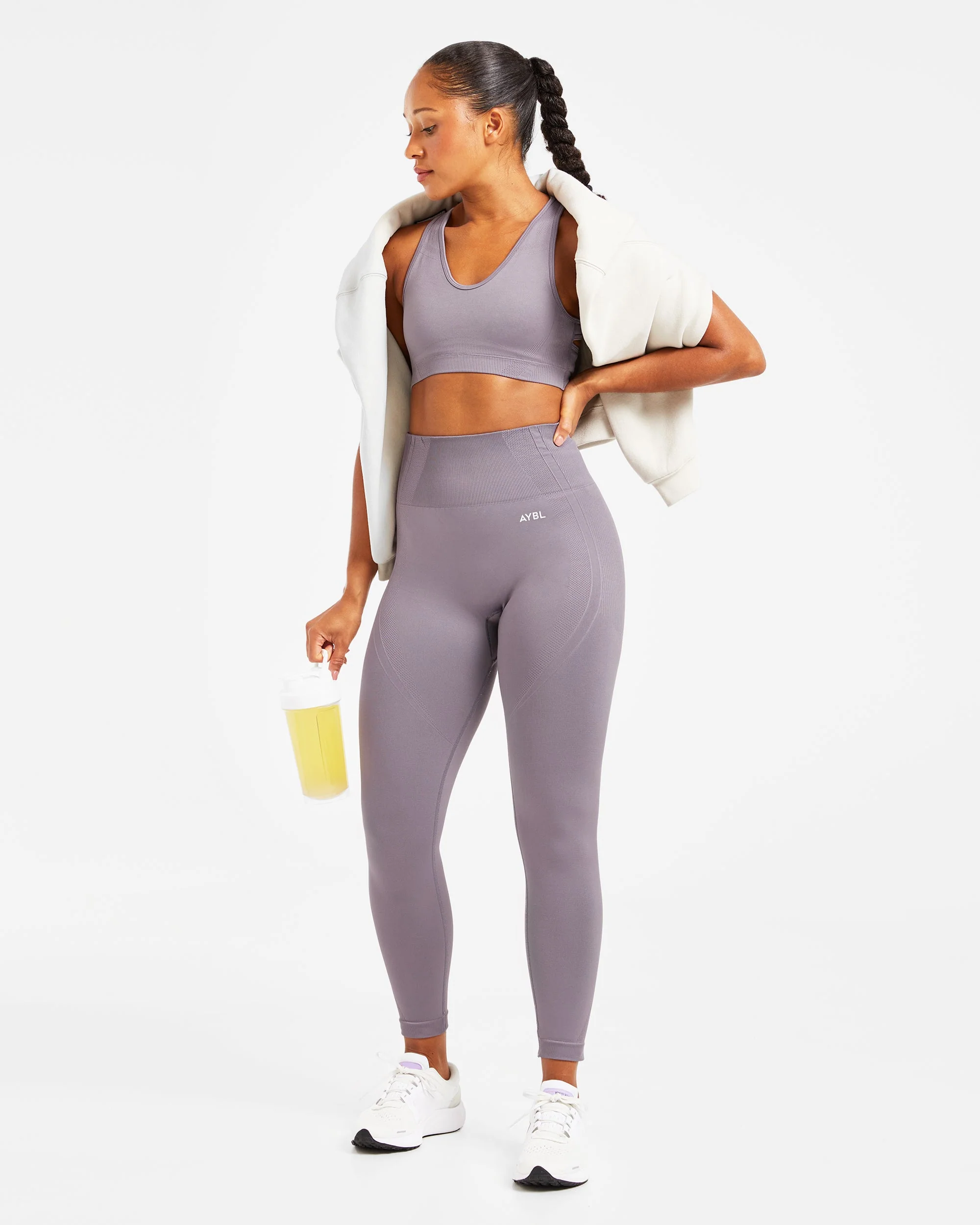 Balance V3 Seamless Sports Bra - Mauve - Image 8