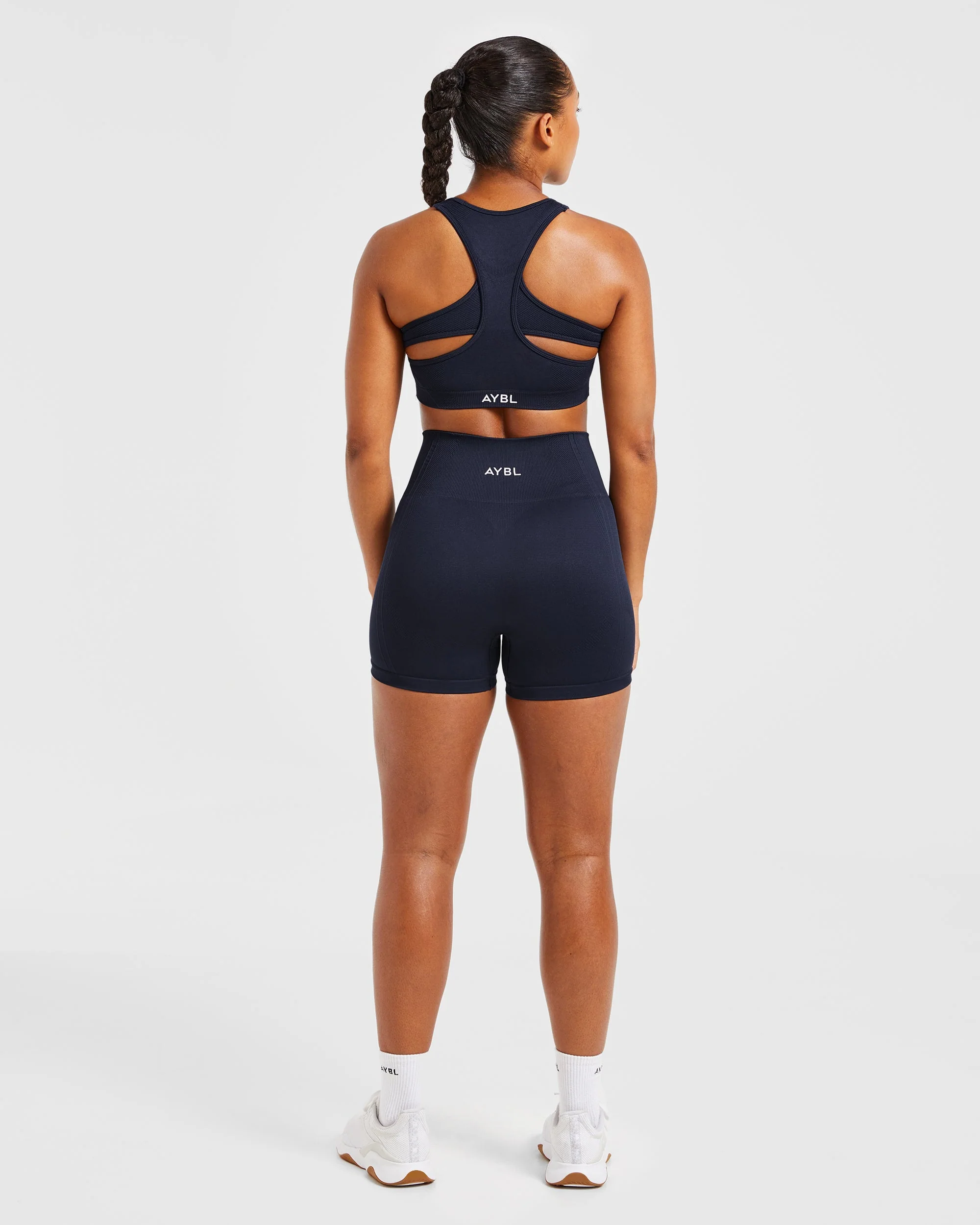 Balance V3 Seamless Sports Bra - Navy - Image 4
