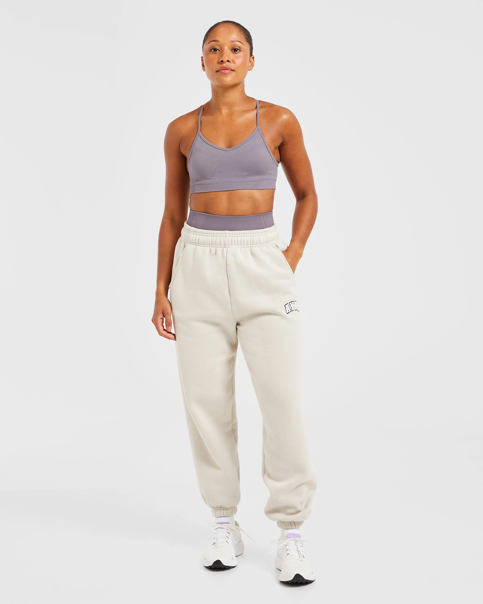 Balance V3 Seamless Strappy Sports Bra - Mauve - Image 8