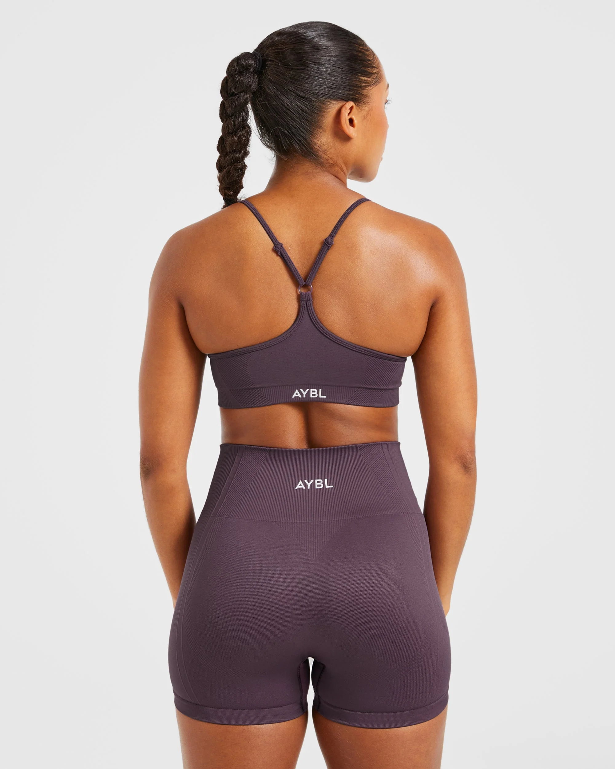 Balance V3 Seamless Strappy Sports Bra - Purple - Image 2