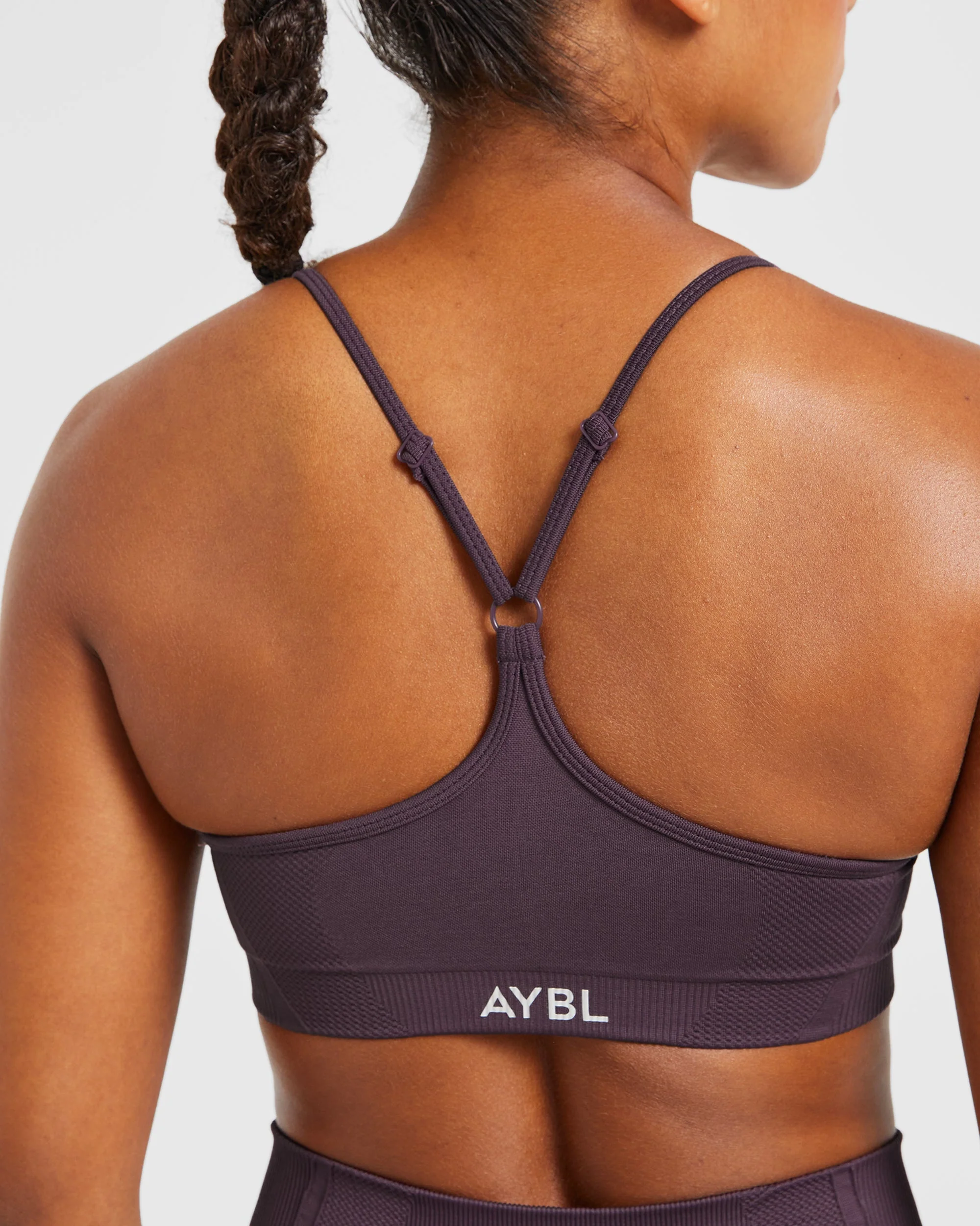 Balance V3 Seamless Strappy Sports Bra - Purple - Image 6