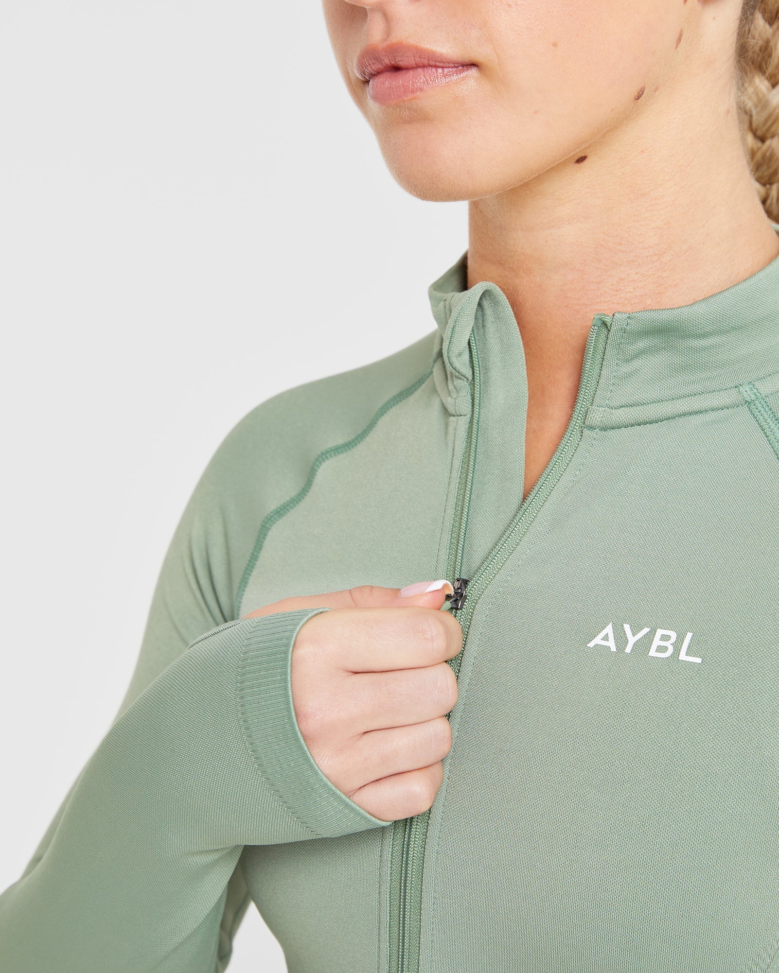 Balance V3 Seamless Zip Jacket - Grove Green - Image 5
