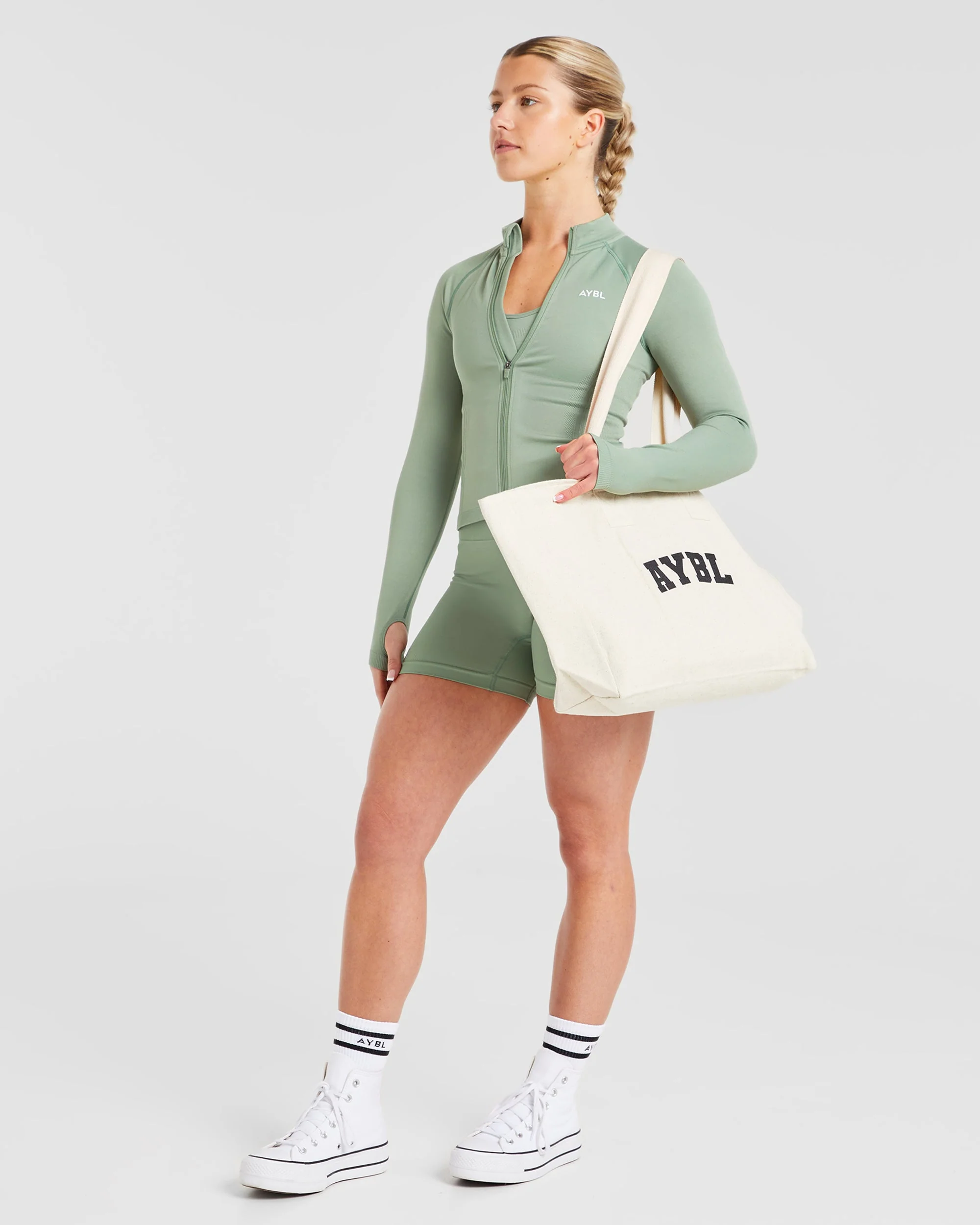 Balance V3 Seamless Zip Jacket - Grove Green - Image 8