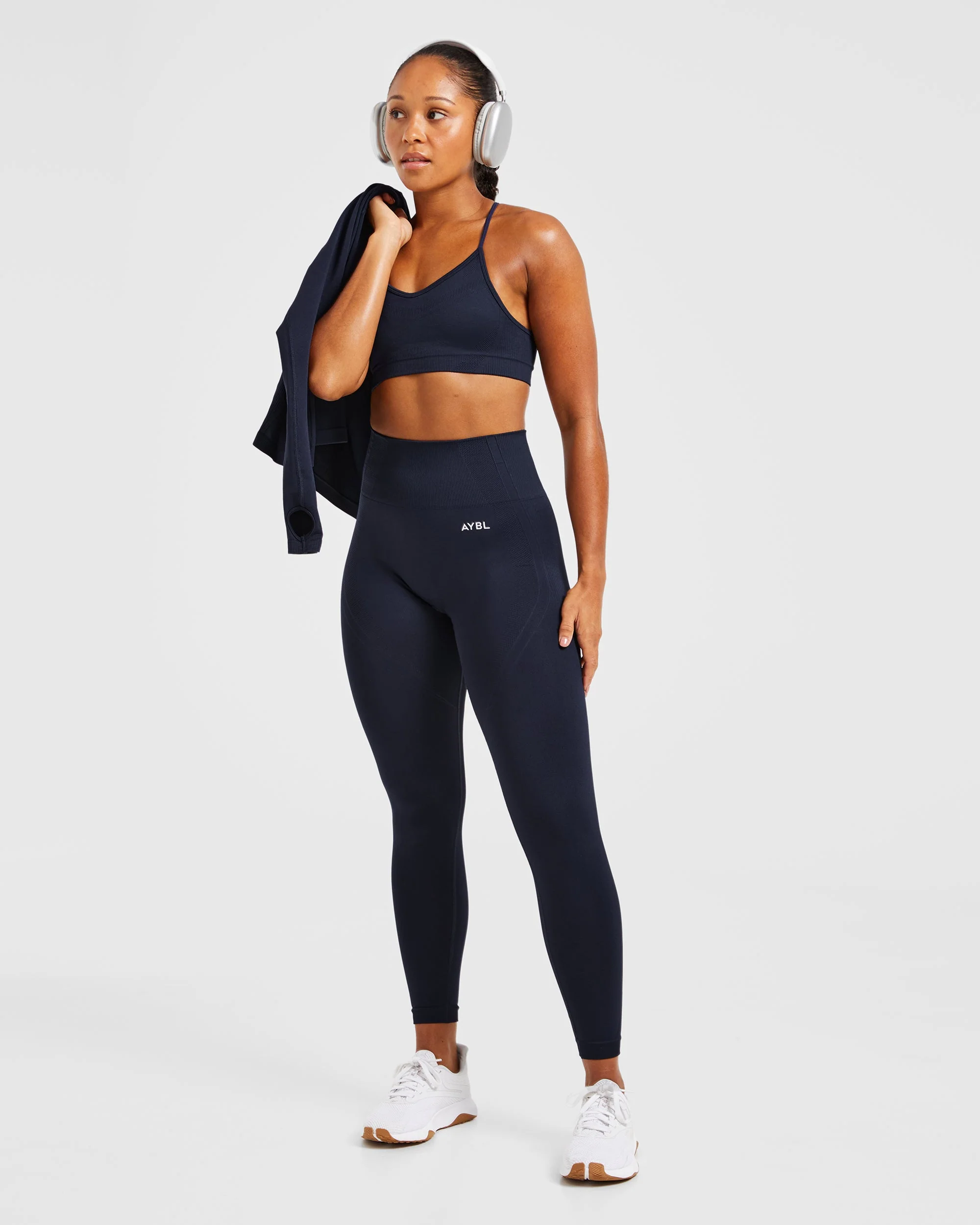 Balance V3 Seamless Zip Jacket - Navy - Image 8