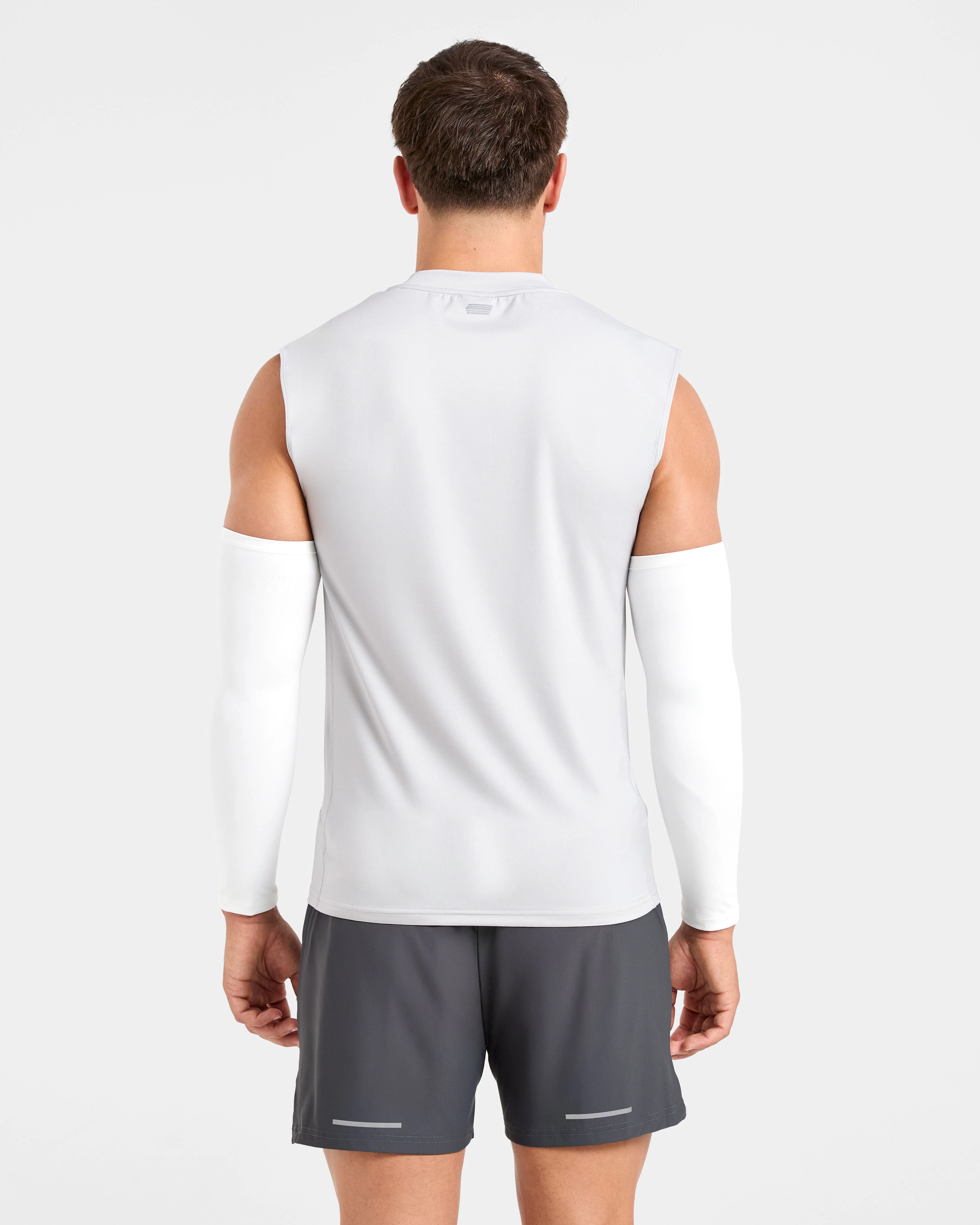 Base Layer Arm Sleeves - White - Image 2