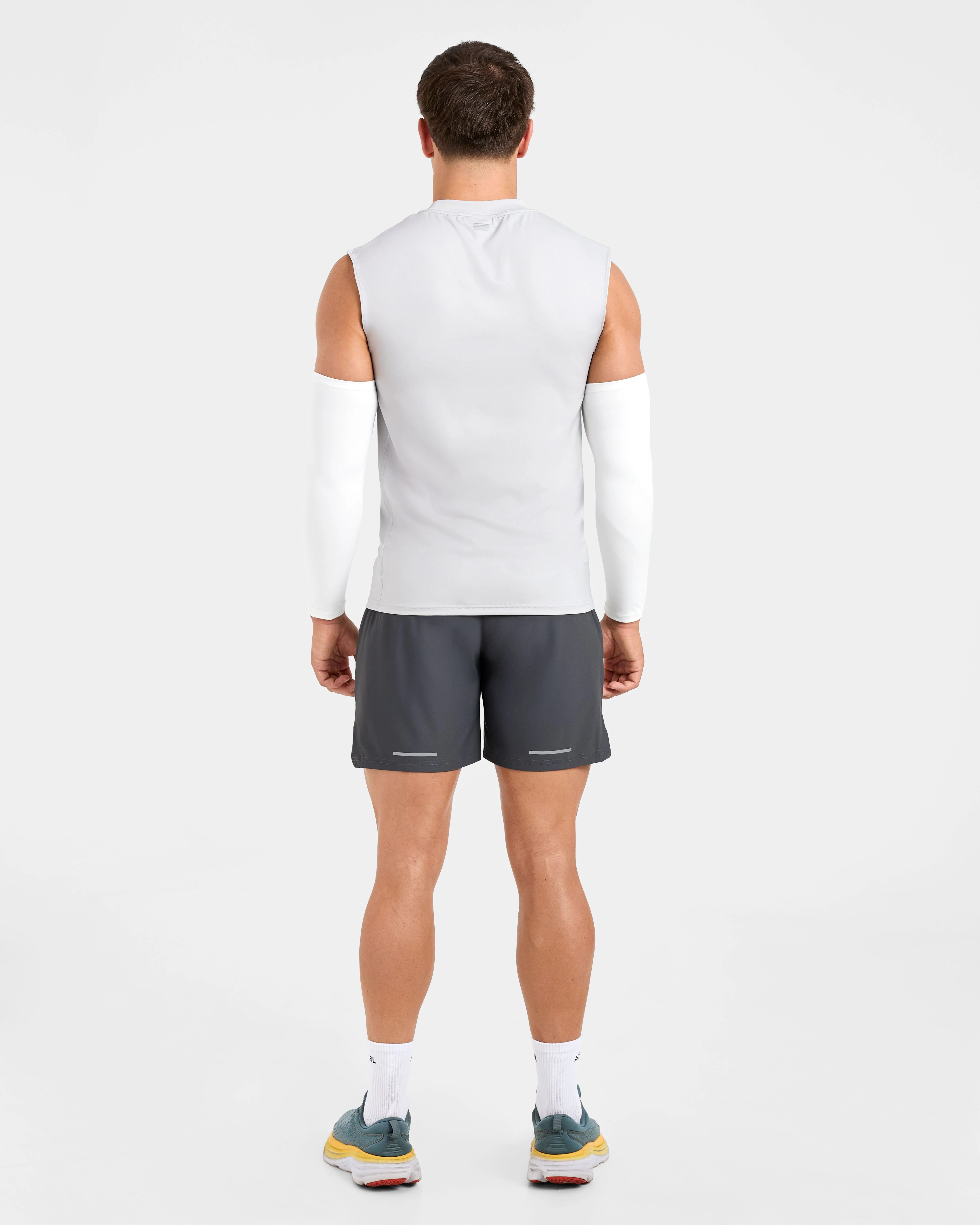 Base Layer Arm Sleeves - White - Image 4