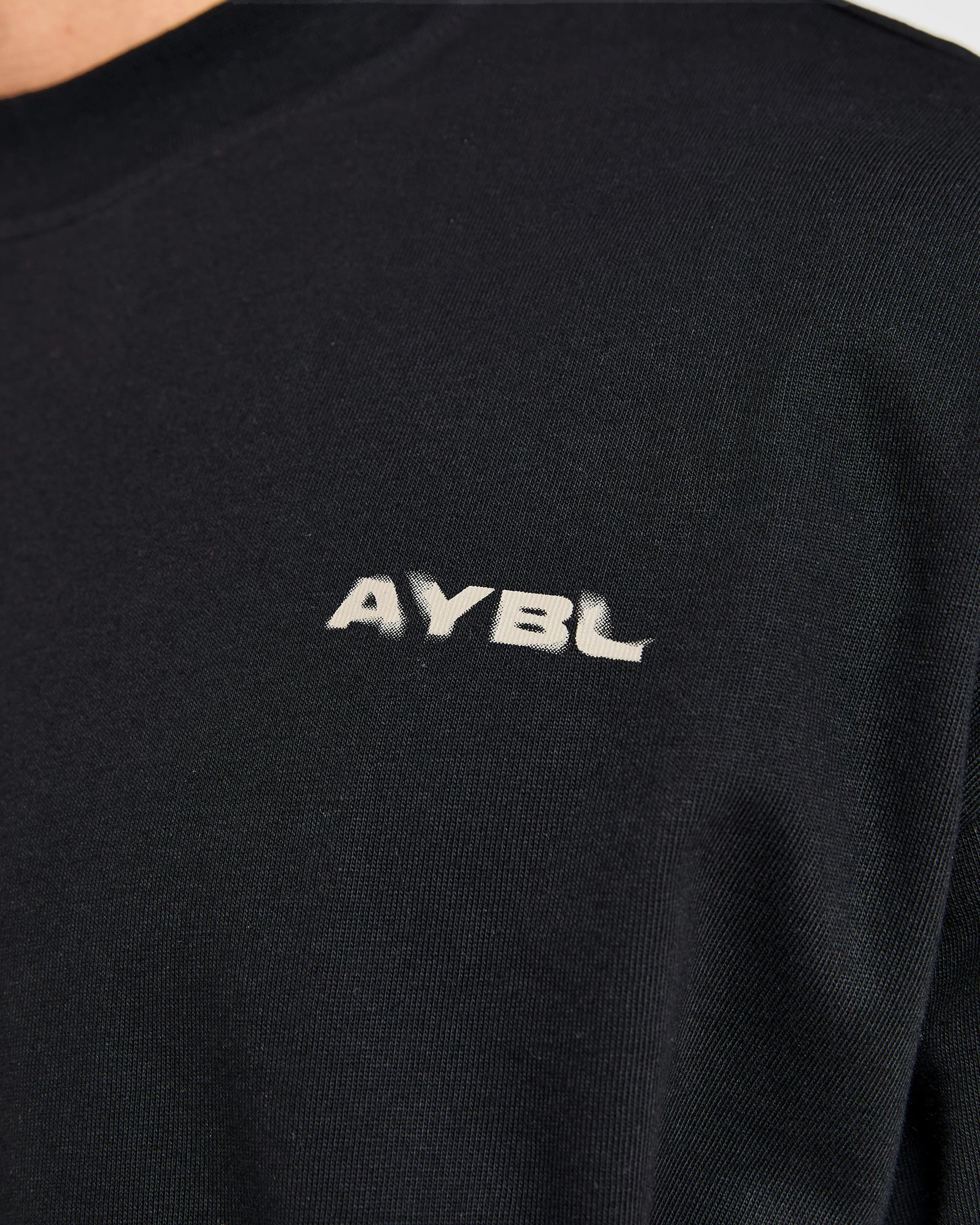 Blur Oversized T Shirt - Black - Image 6