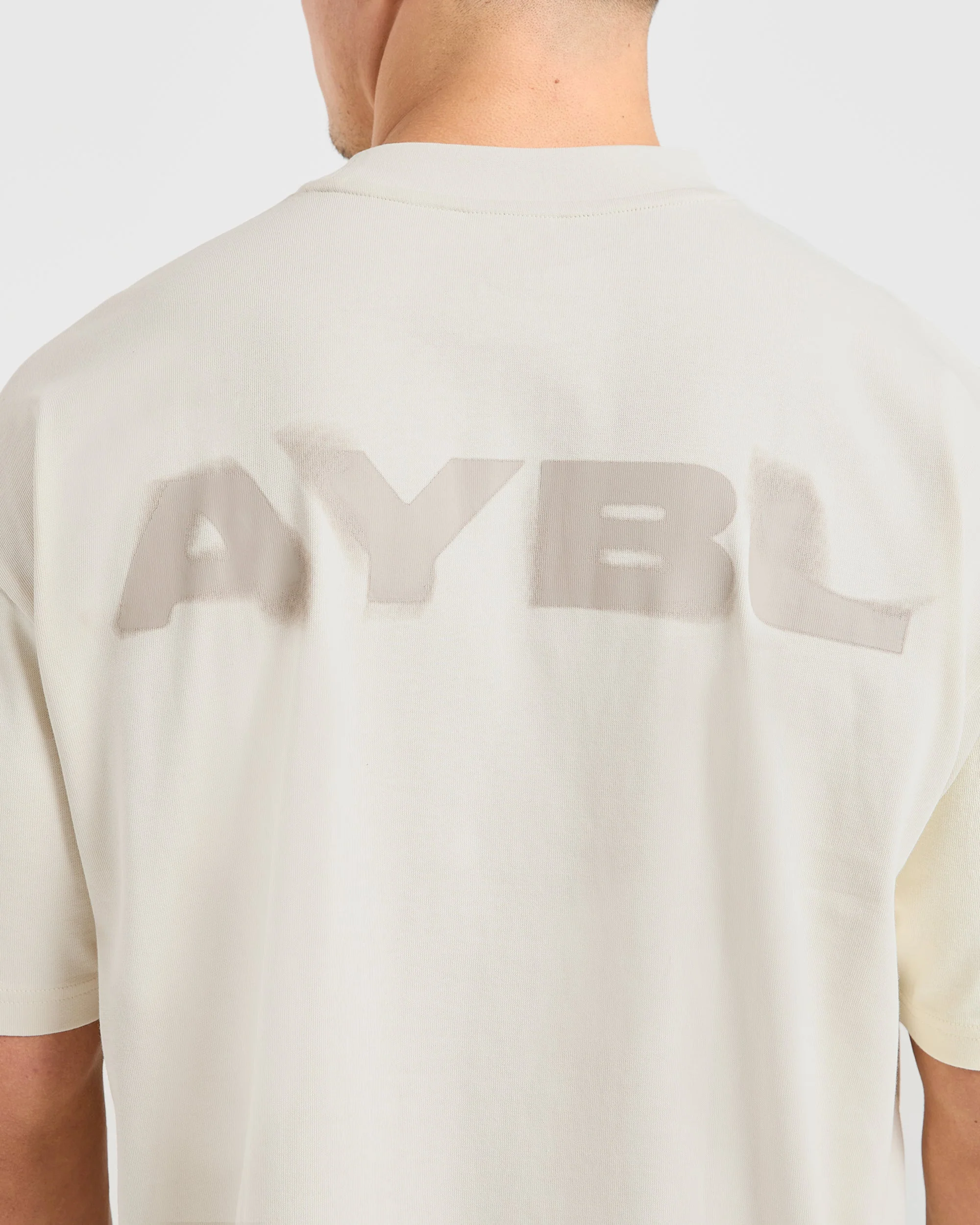 Blur Oversized T Shirt - Off White - Image 5