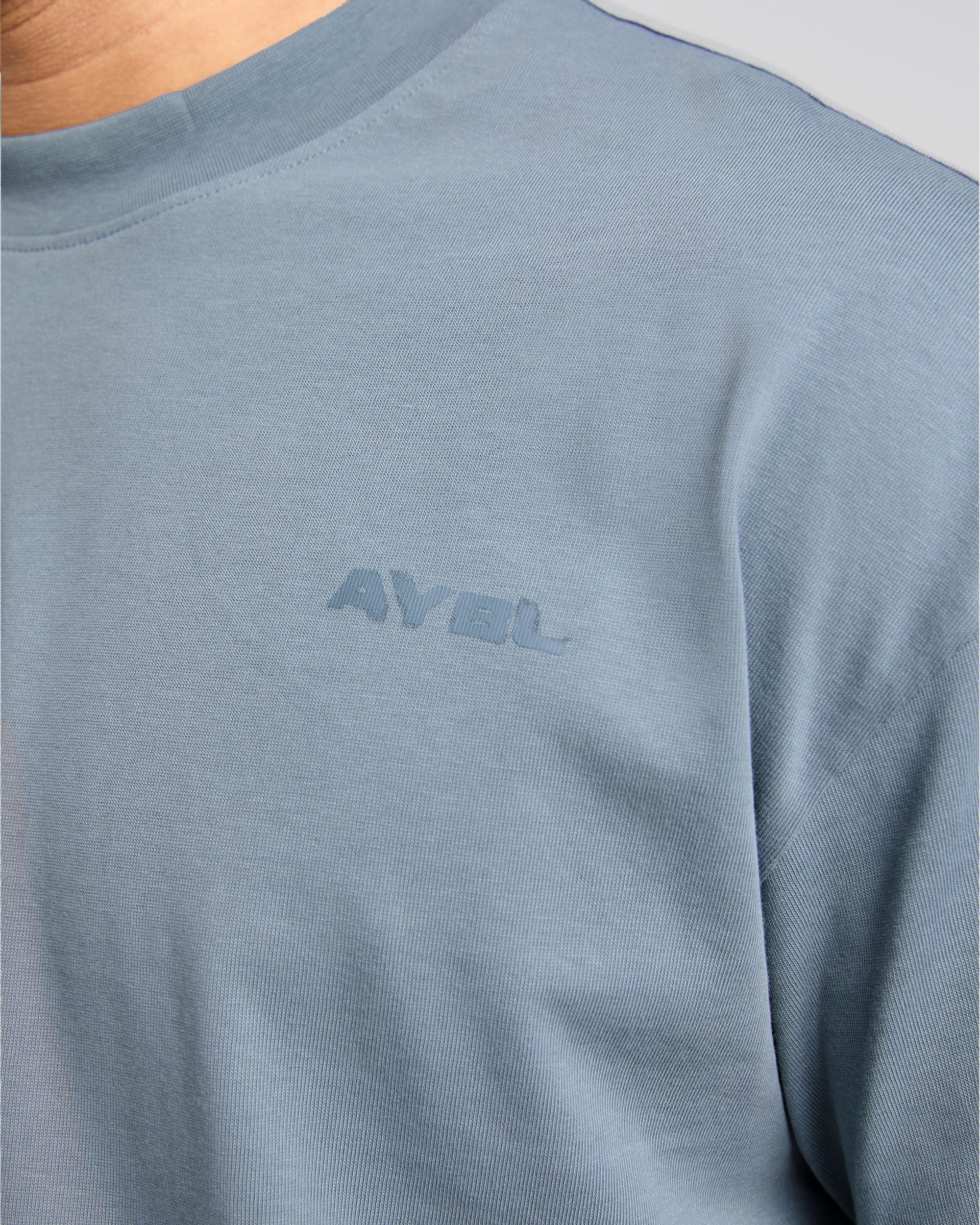 Blur Oversized T Shirt - Steel Blue - Image 6