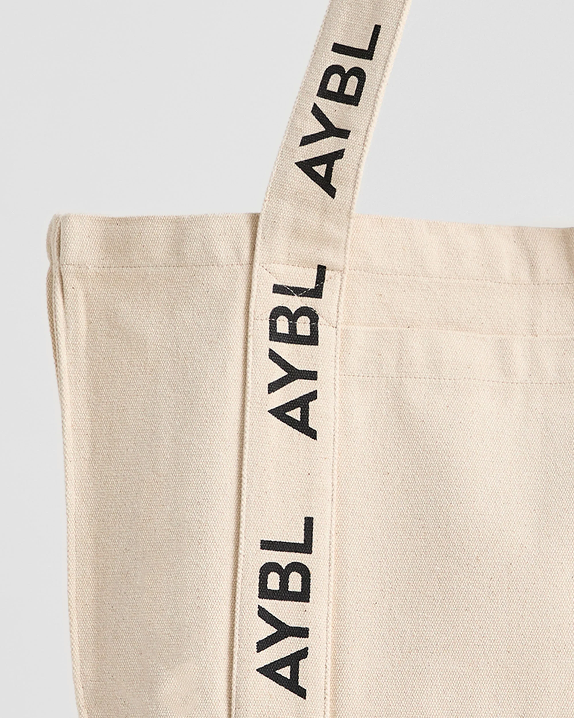 Branded Strap Tote Bag - Canvas - Image 3