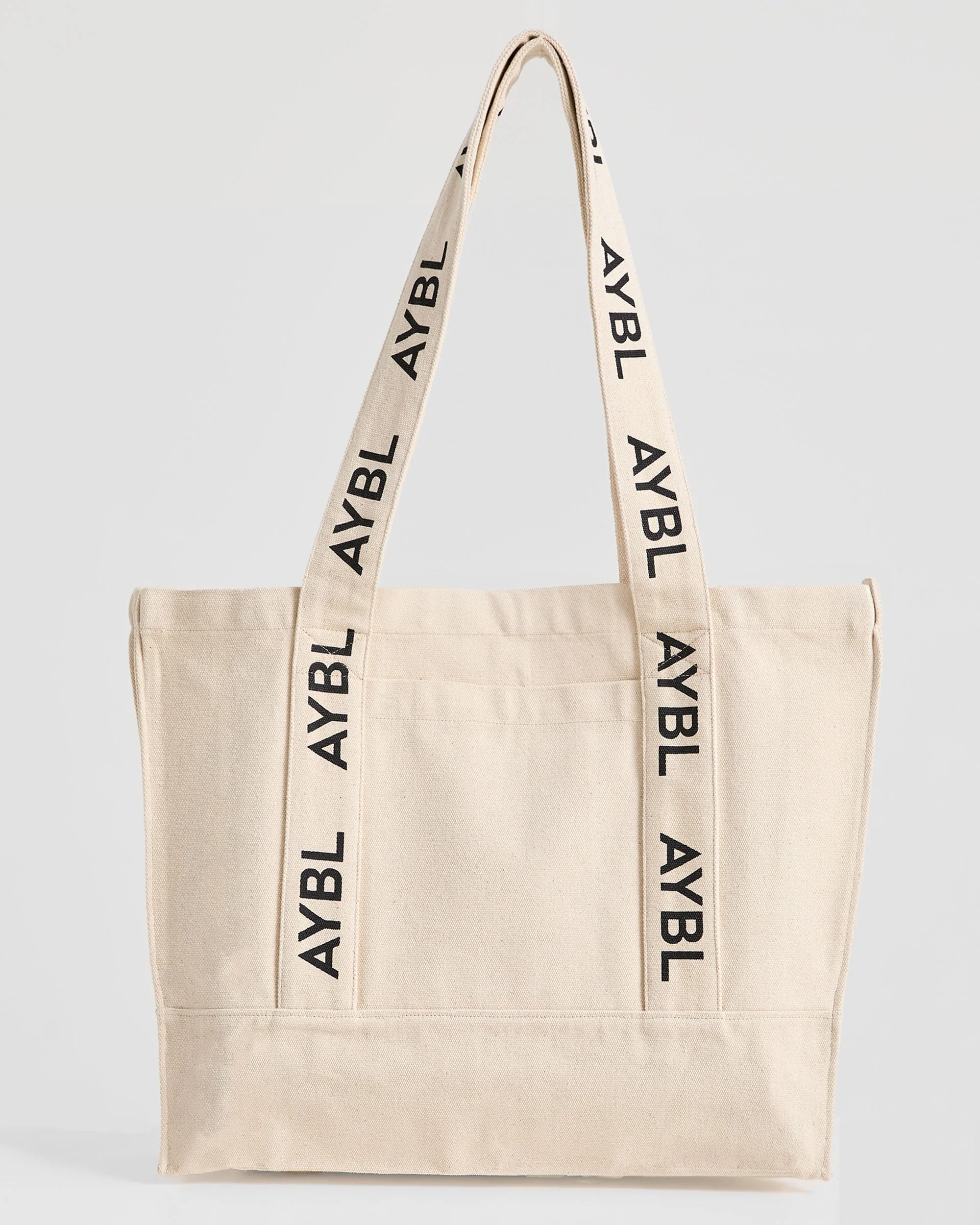 Branded Strap Tote Bag - Canvas - Image 6