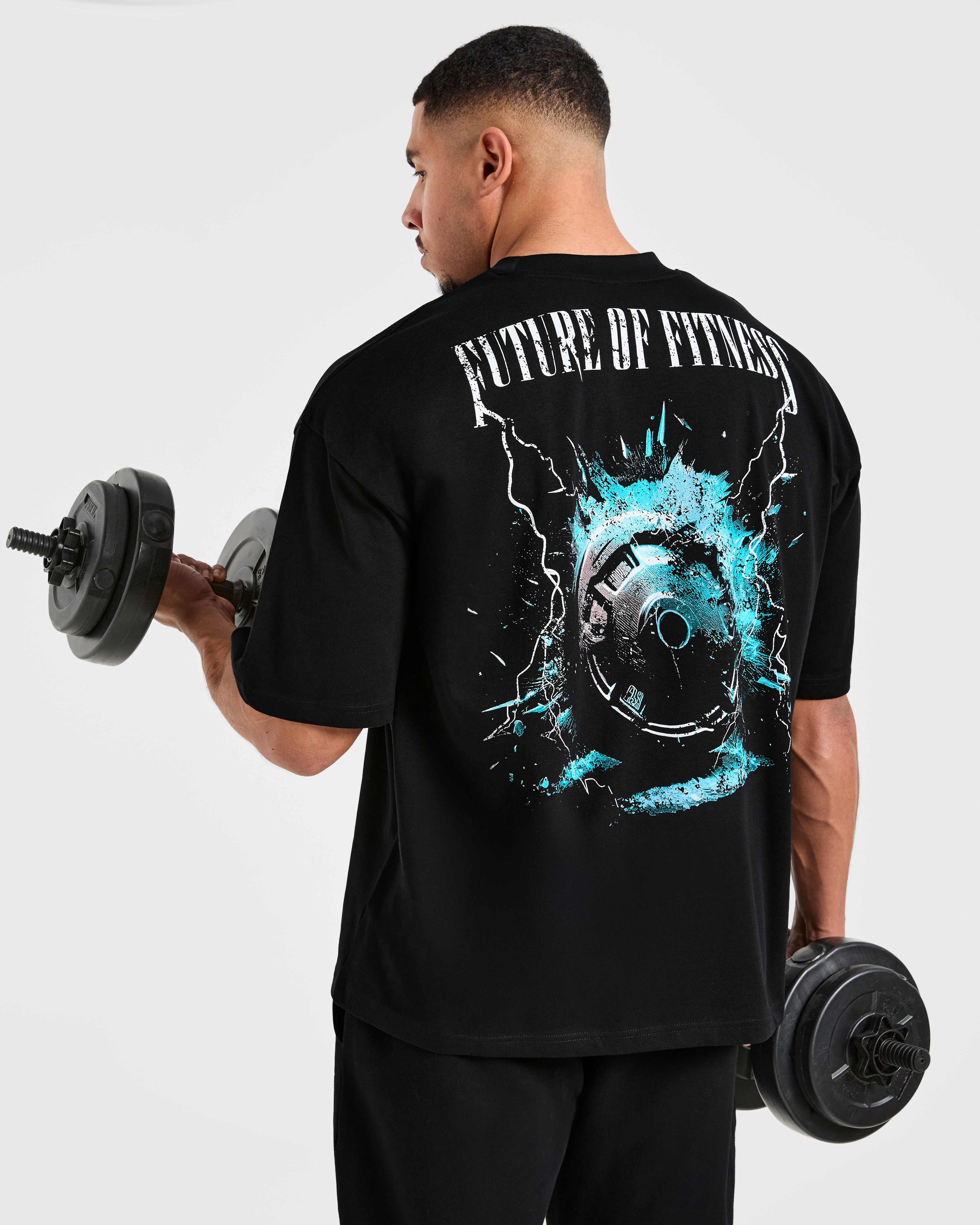 Breaking Weights Oversized T Shirt - Black - Image 8