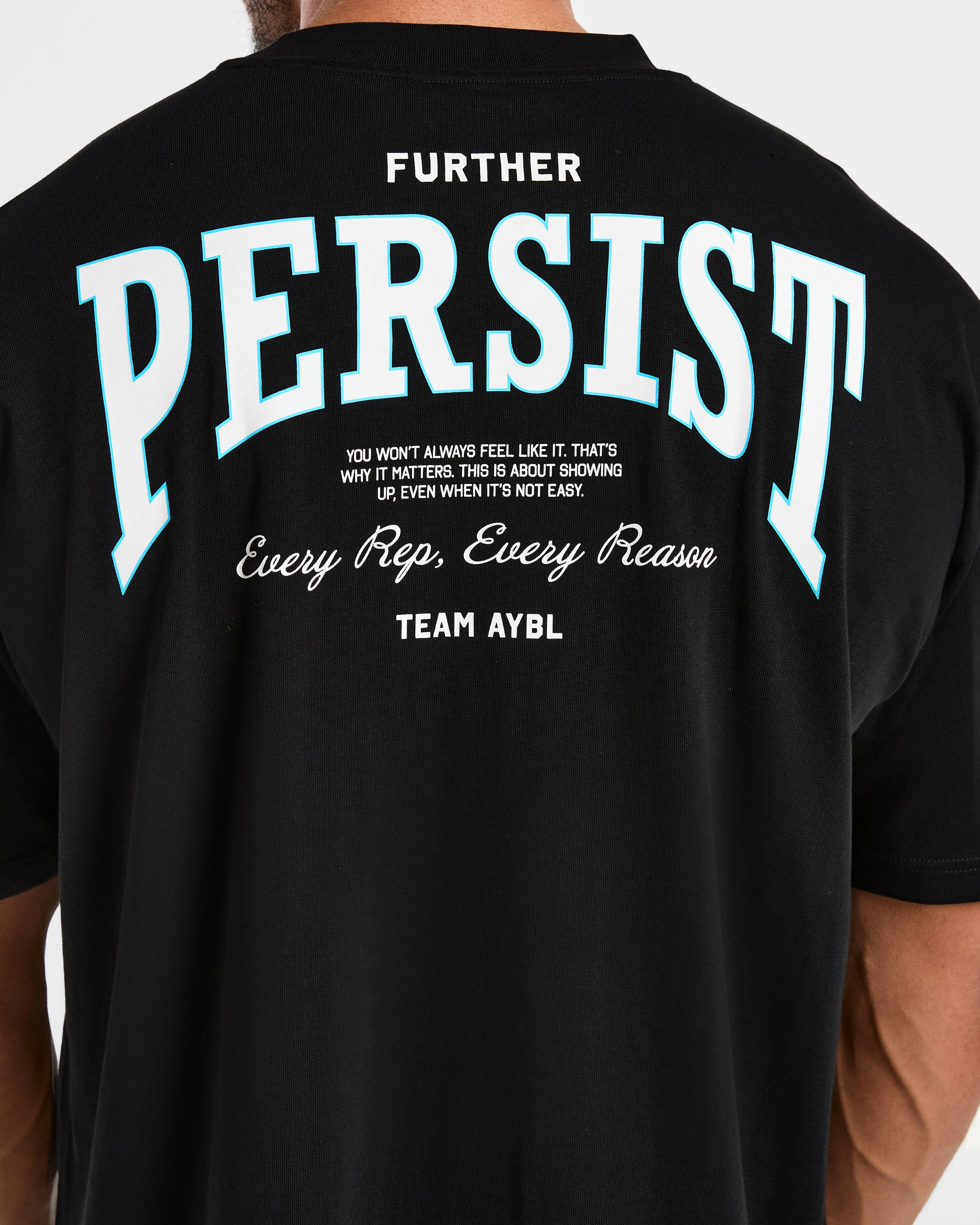 Cam Kissel x Persist Oversized T Shirt - Black - Image 5
